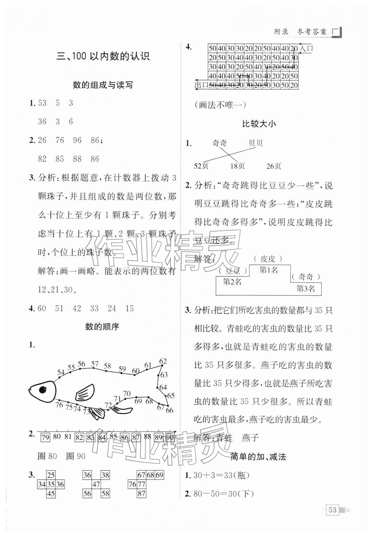 2026年黄冈小状元解决问题天天练一年级数学下册人教版&nbsp;第3页