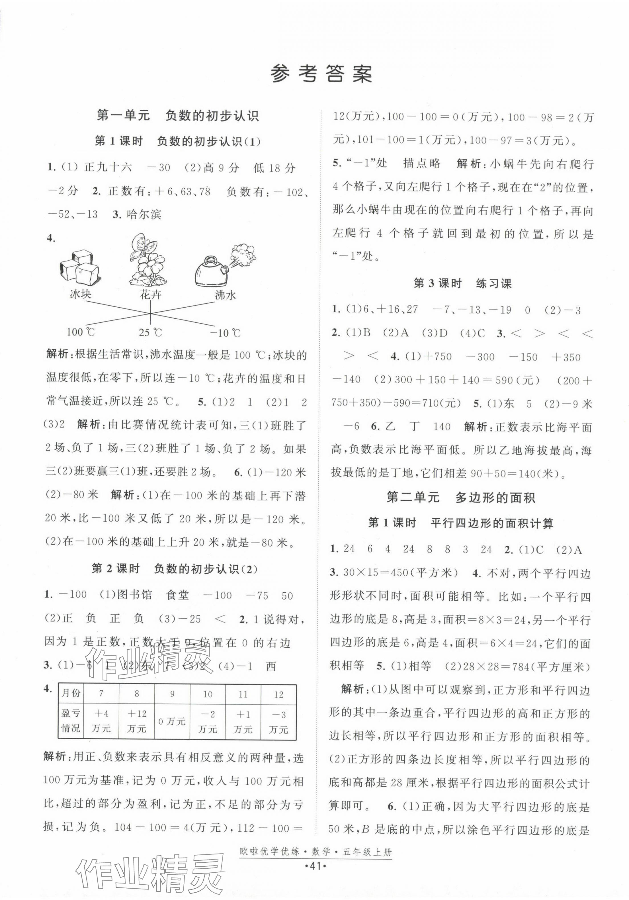 2024年歐啦優(yōu)學(xué)優(yōu)練五年級(jí)數(shù)學(xué)上冊(cè)蘇教版 第1頁