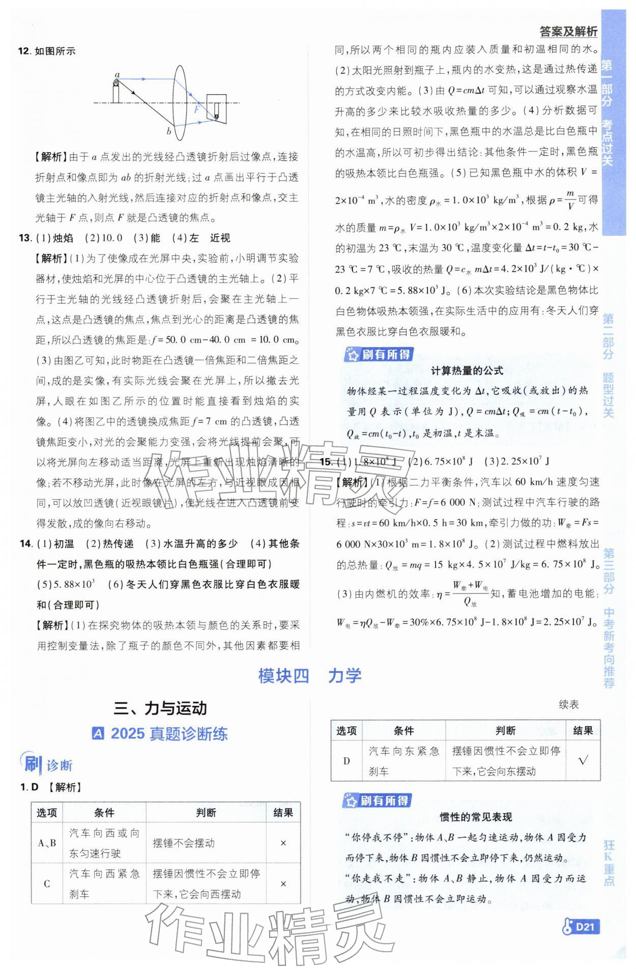 2026年中考必刷題開明出版社物理&nbsp;第21頁