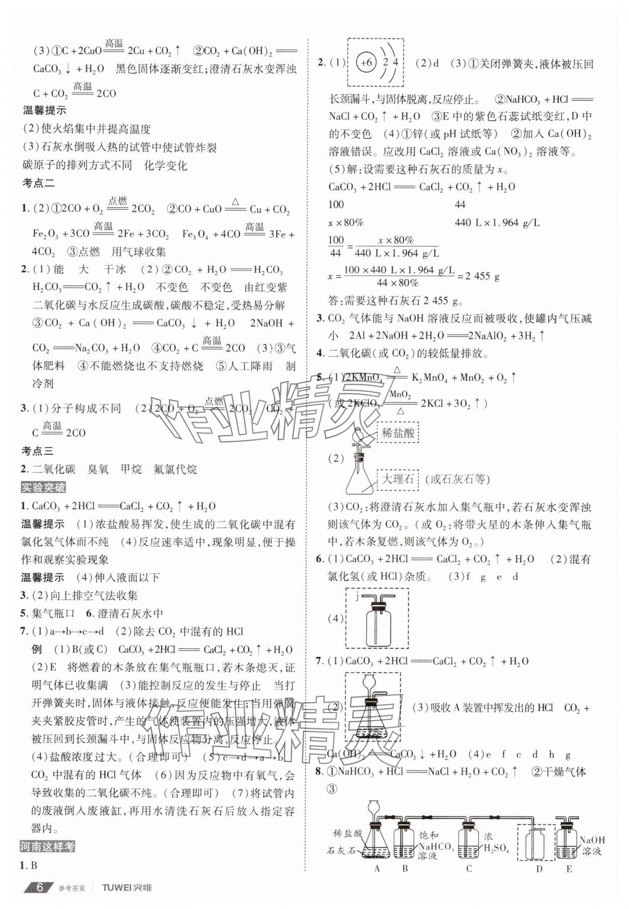 2024年一戰(zhàn)通關(guān)中考總復(fù)習(xí)化學(xué)河南專版 第6頁