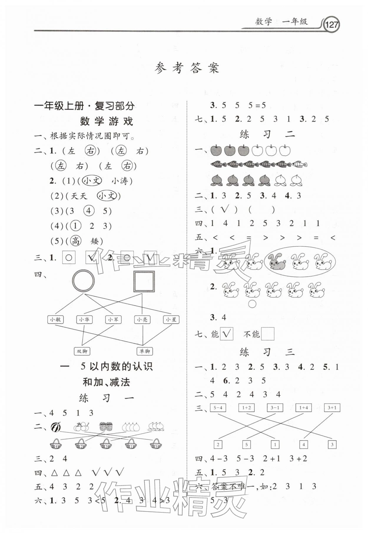 2026年寒假生活河北美術(shù)出版社一年級(jí)數(shù)學(xué)&nbsp;第1頁(yè)