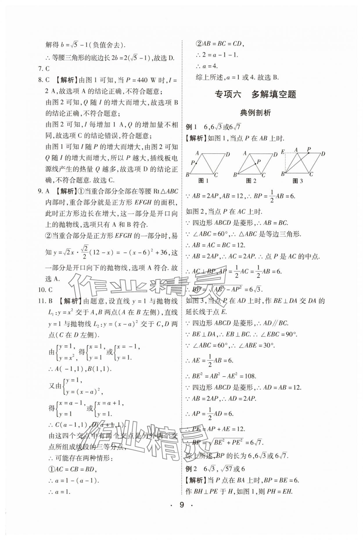 2025年專項(xiàng)新評(píng)價(jià)中考二輪數(shù)學(xué)江西專版 第9頁