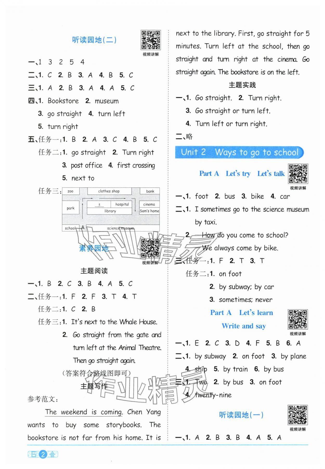 2025年阳光同学课时全优训练六年级英语上册人教版浙江专版 第2页