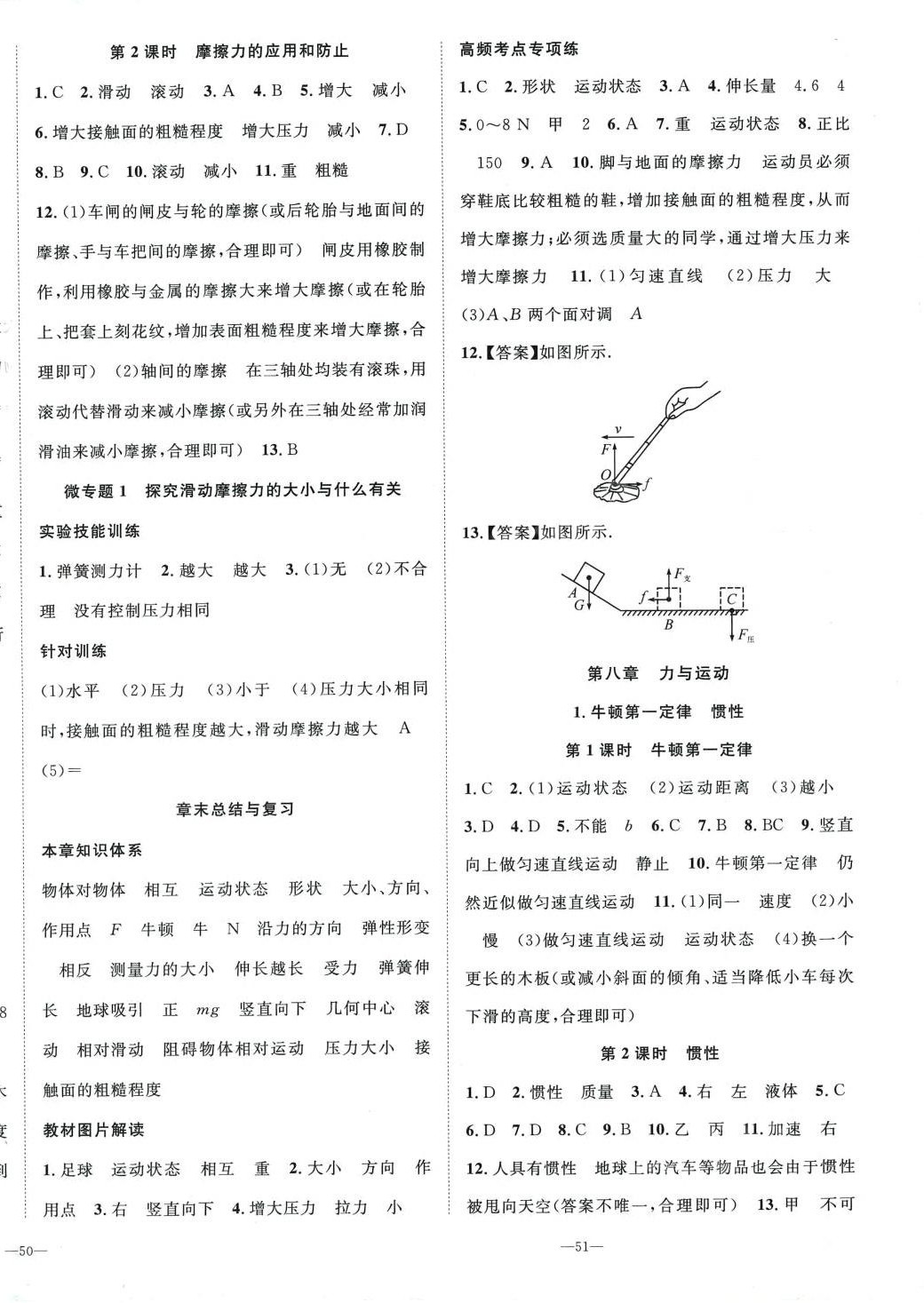 2024年我的作業(yè)八年級物理下冊教科版 第2頁