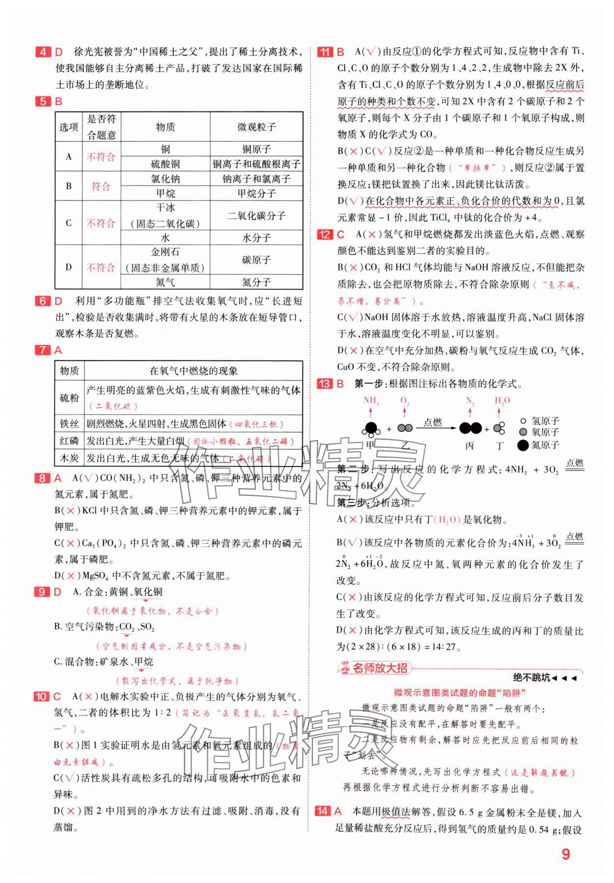 2025年金考卷百校聯(lián)盟系列中考領(lǐng)航卷化學(xué)河南專版 第9頁