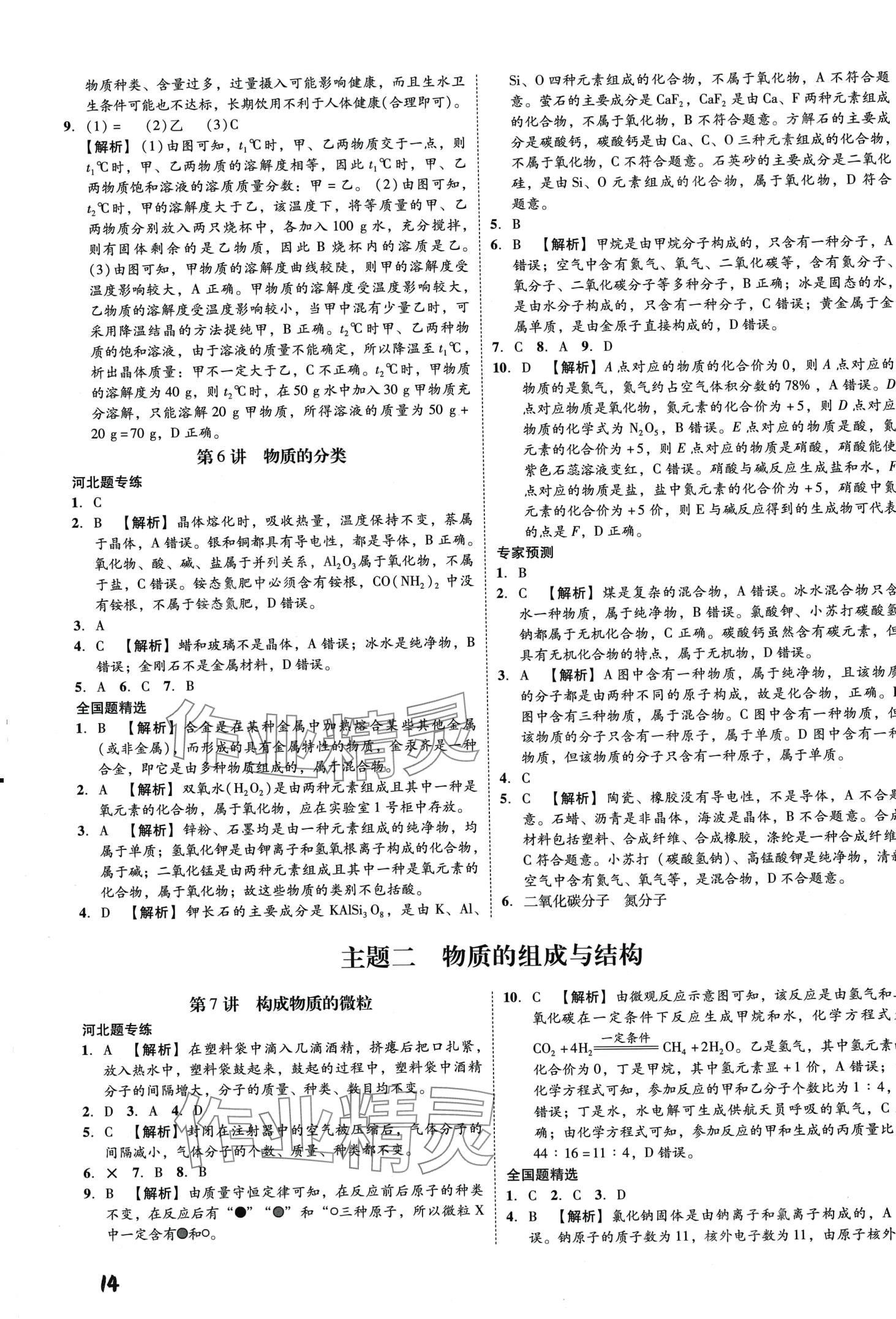 2024年一步名校中考總復(fù)習(xí)化學(xué)河北專版 第14頁(yè)