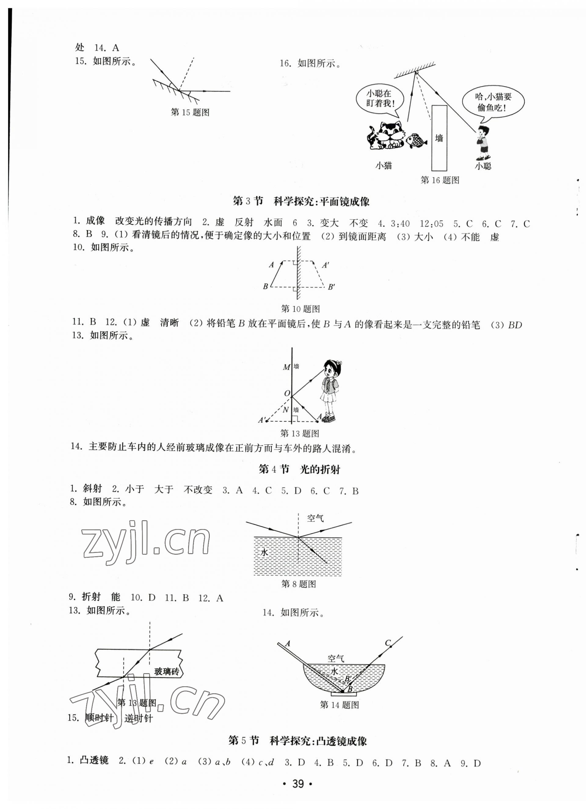 2023年初中基礎(chǔ)訓(xùn)練山東教育出版社八年級(jí)物理上冊(cè)教科版 第3頁