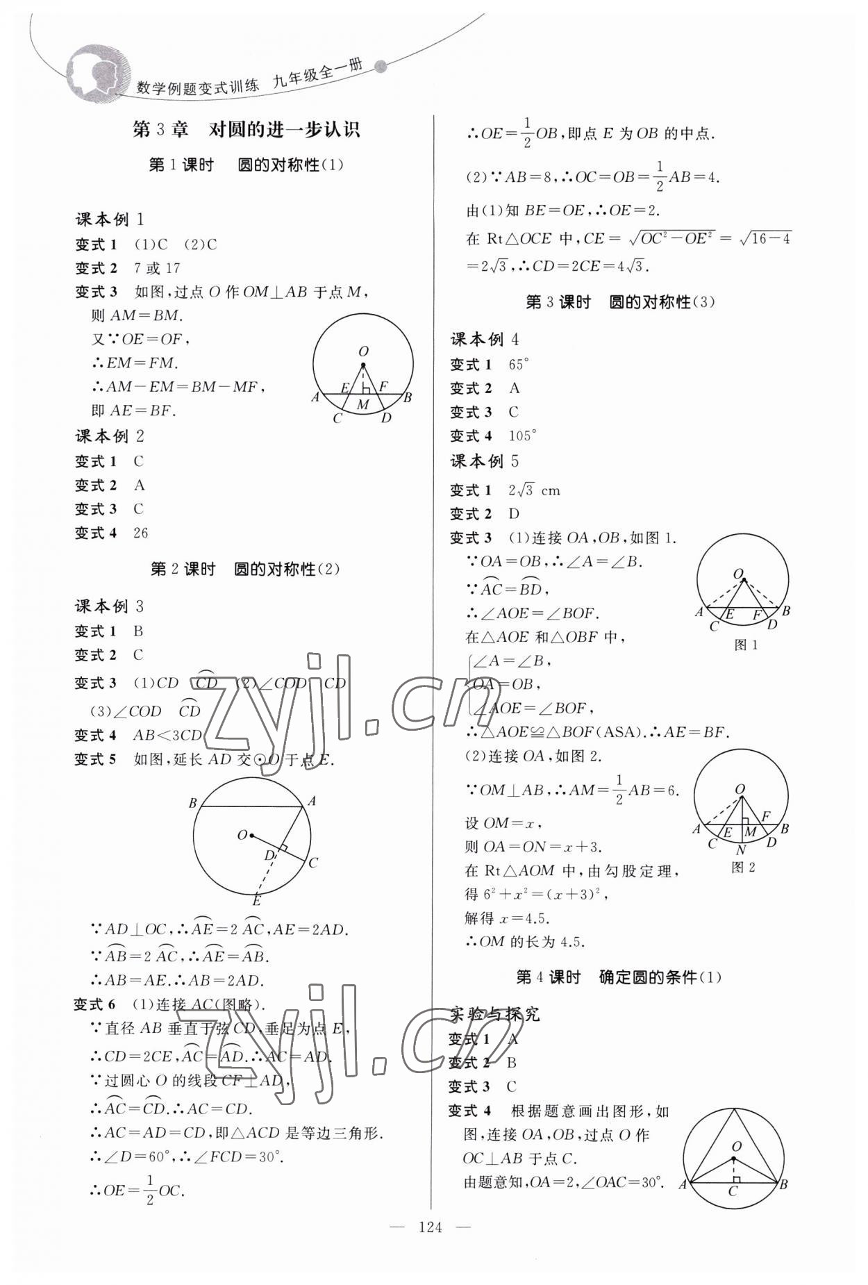 2023年例題變式九年級(jí)數(shù)學(xué)全一冊(cè)青島版 第8頁