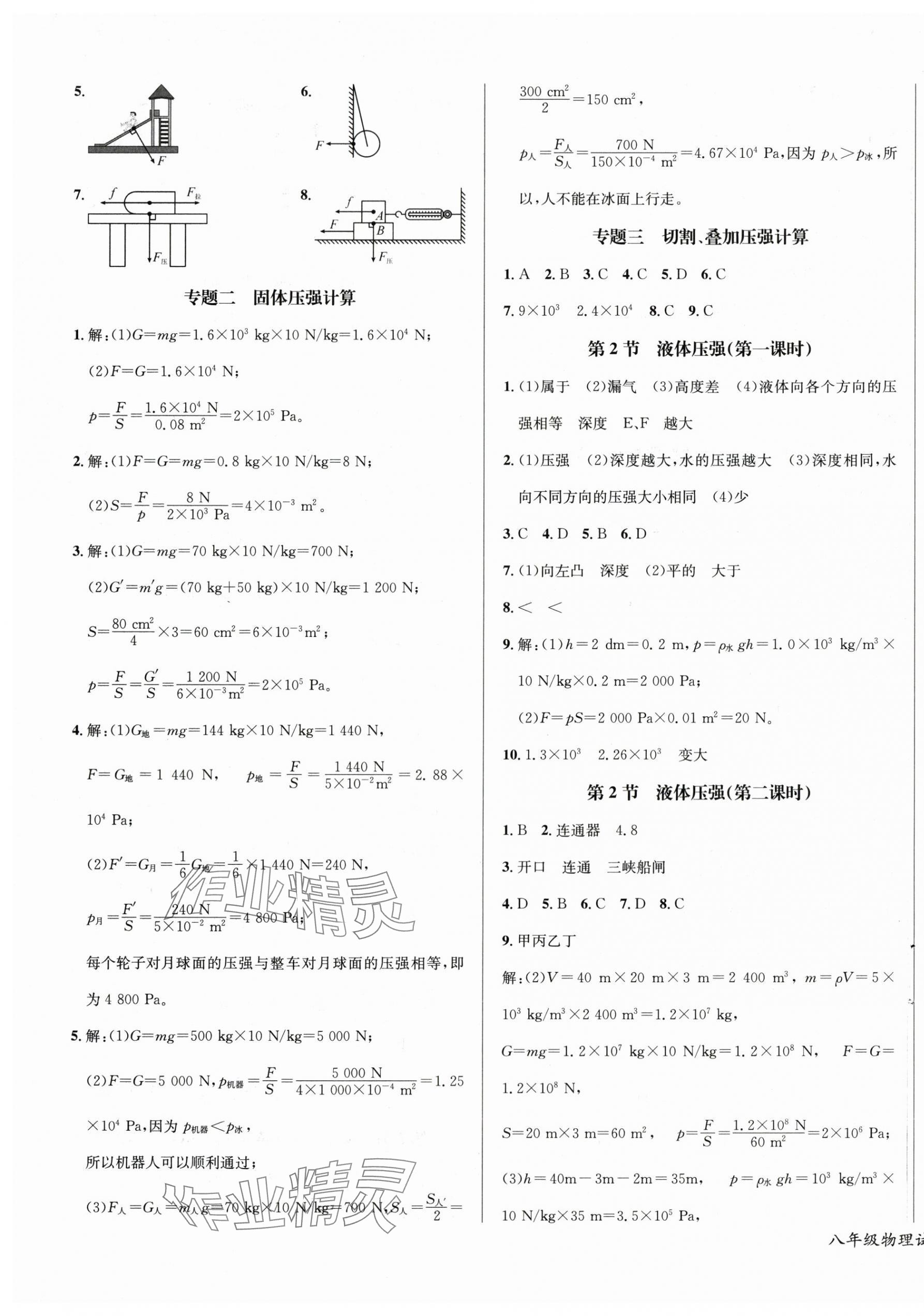 2025年思維新觀察八年級(jí)物理下冊(cè)人教版 第5頁