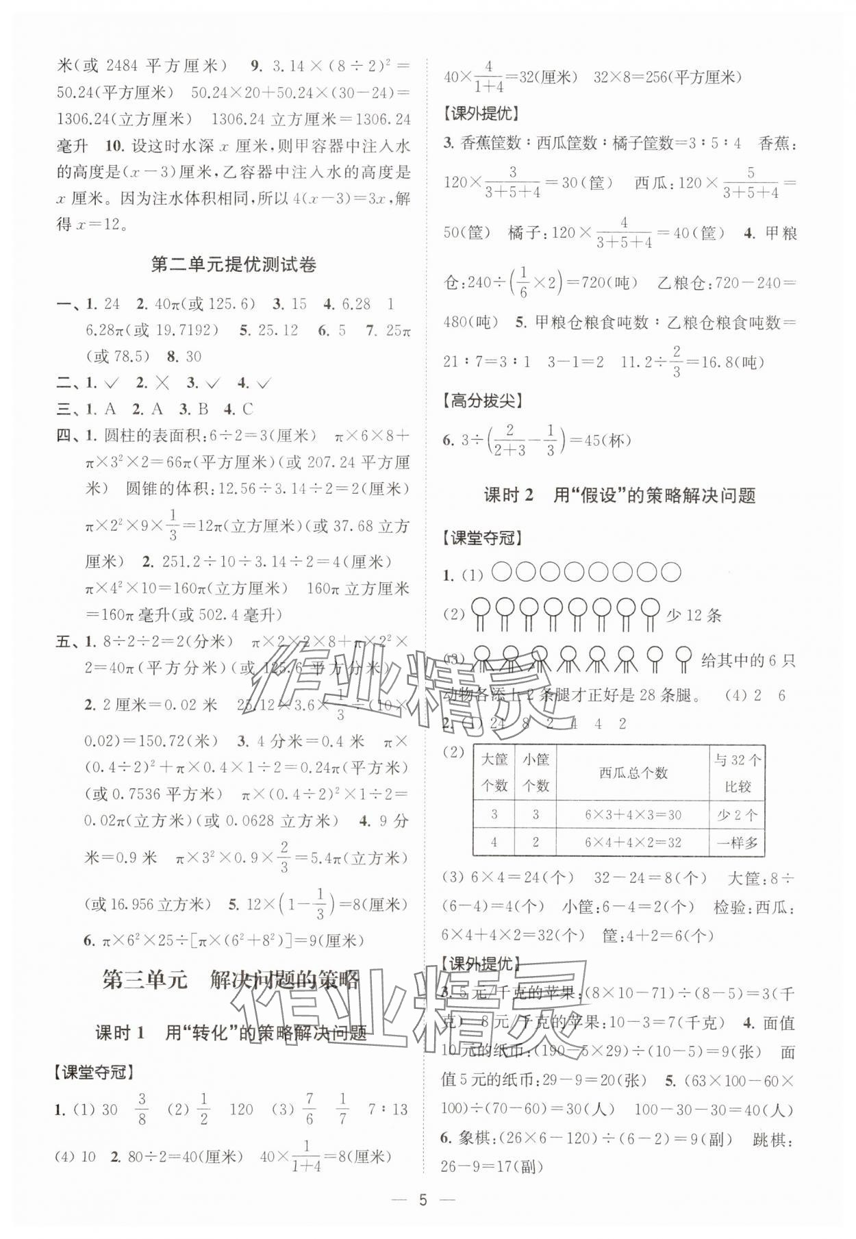 2024年高分拔尖提優(yōu)訓(xùn)練六年級(jí)數(shù)學(xué)下冊(cè)蘇教版江蘇專版 第5頁(yè)