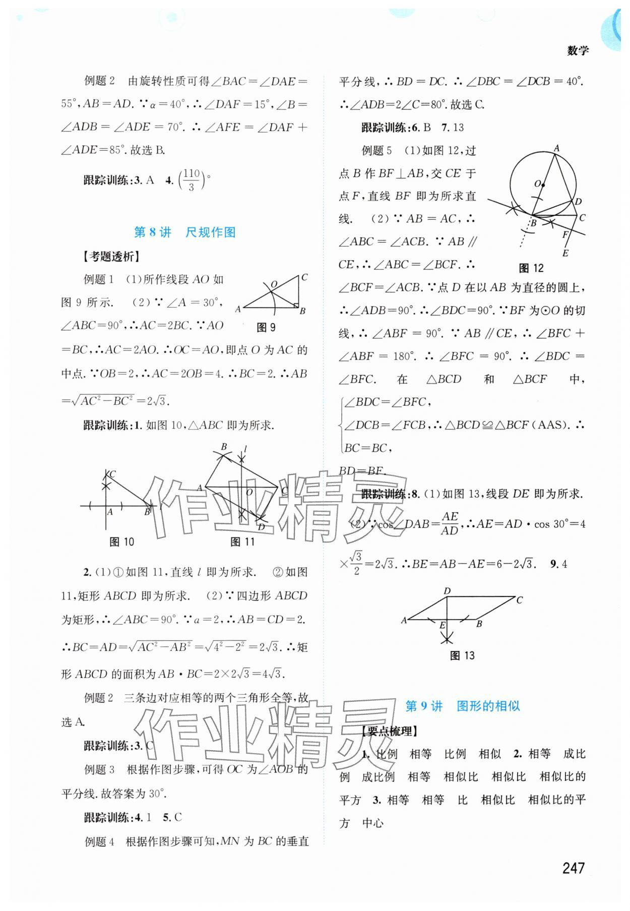 2024年中考指南總復(fù)習(xí)數(shù)學(xué)A版 參考答案第13頁