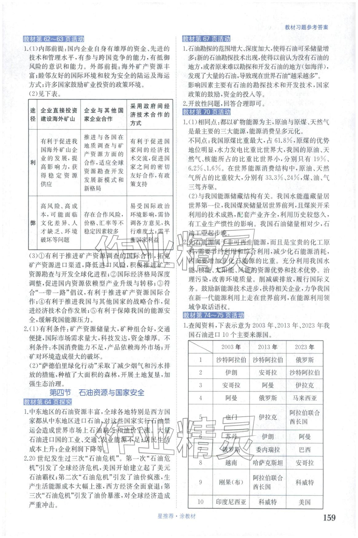 2025年星推薦涂教材高中地理選擇性必修第三冊湘教版&nbsp;第7頁