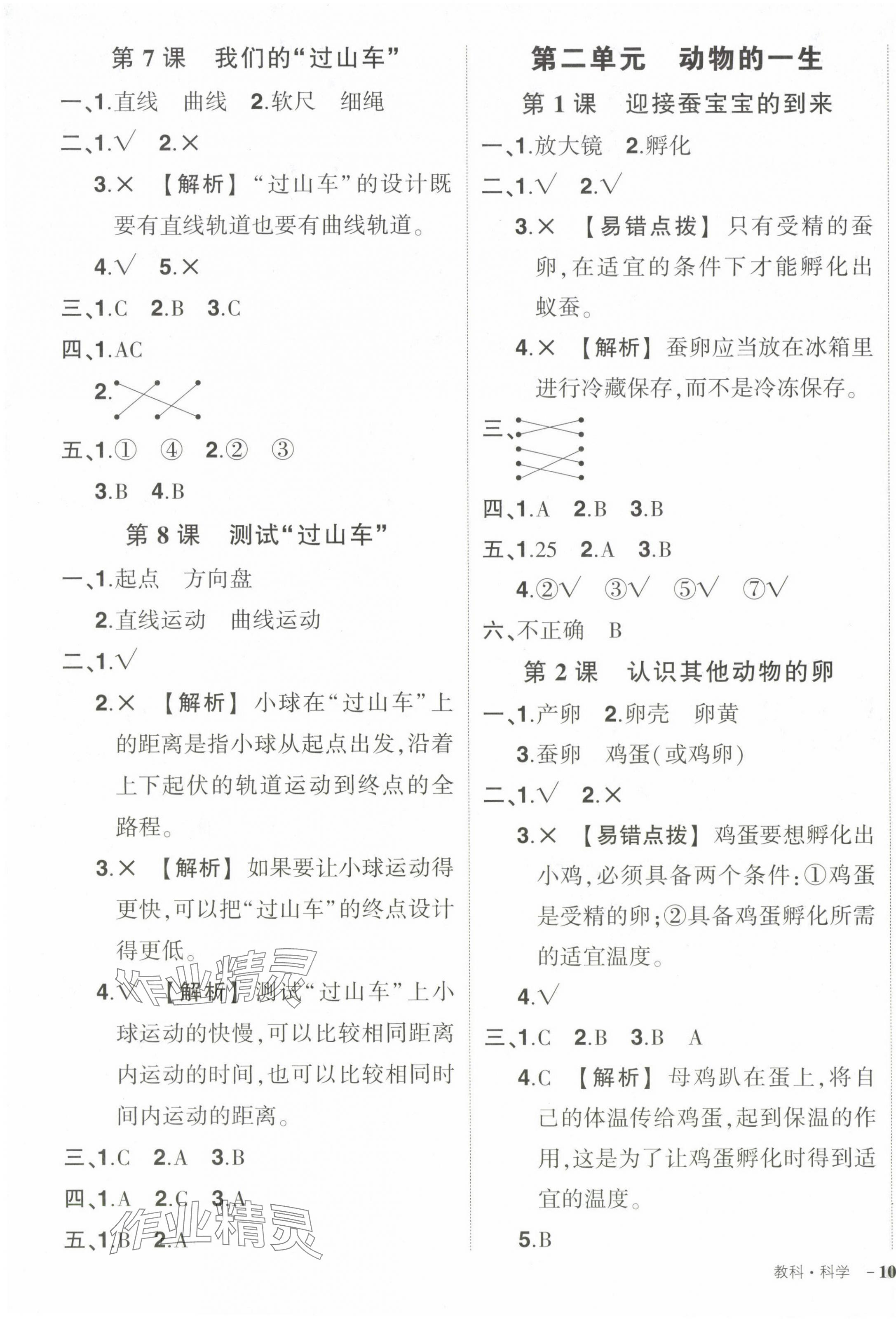 2024年?duì)钤刹怕穭?chuàng)優(yōu)作業(yè)100分三年級(jí)科學(xué)下冊(cè)教科版 第3頁(yè)