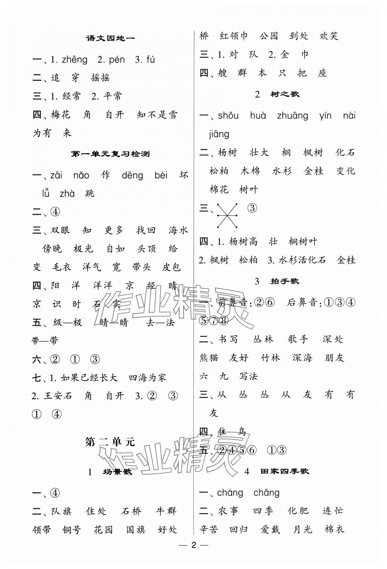 2024年經(jīng)綸學(xué)典默寫達(dá)人二年級(jí)語文上冊(cè)人教版 第2頁