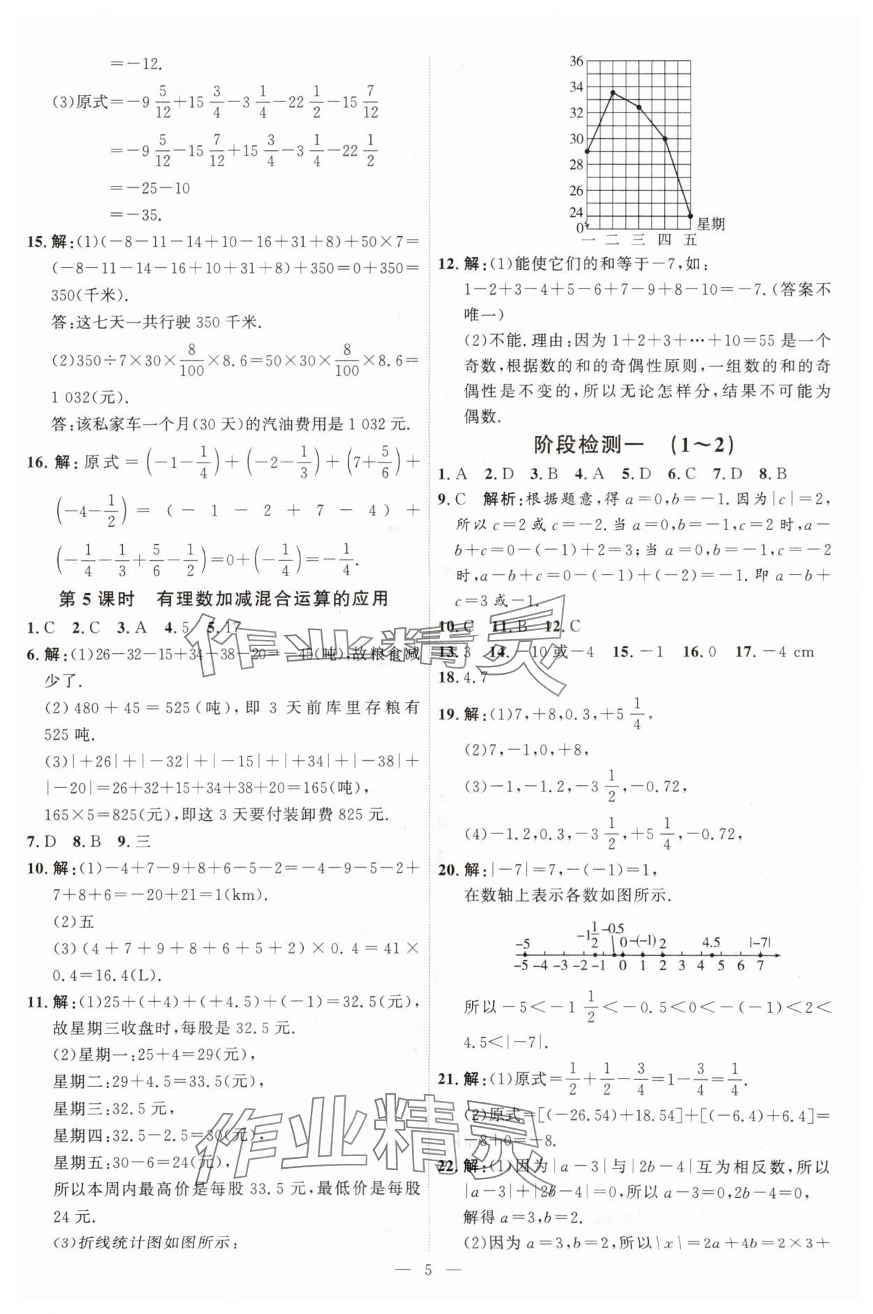2025年優(yōu)加學(xué)案課時(shí)通七年級(jí)數(shù)學(xué)上冊(cè)北師大版 第5頁(yè)