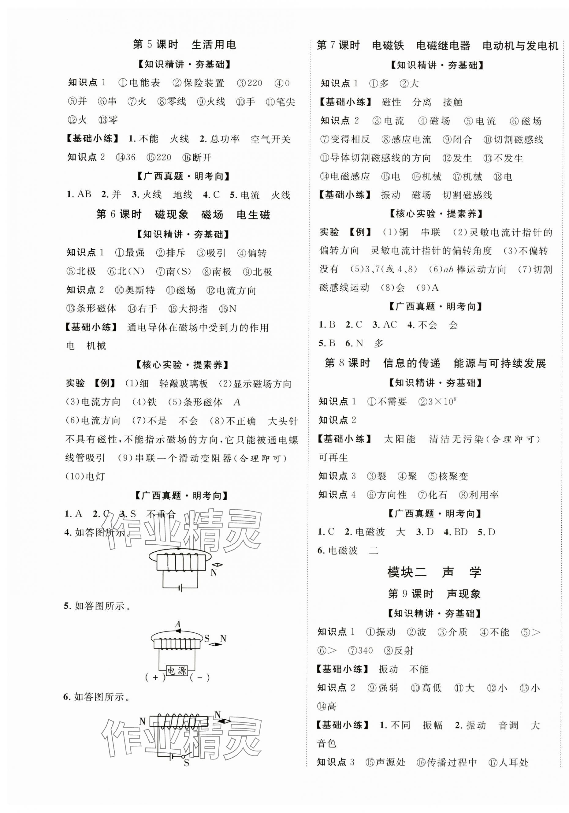 2025年優(yōu)化指導(dǎo)物理中考廣西專版 第5頁