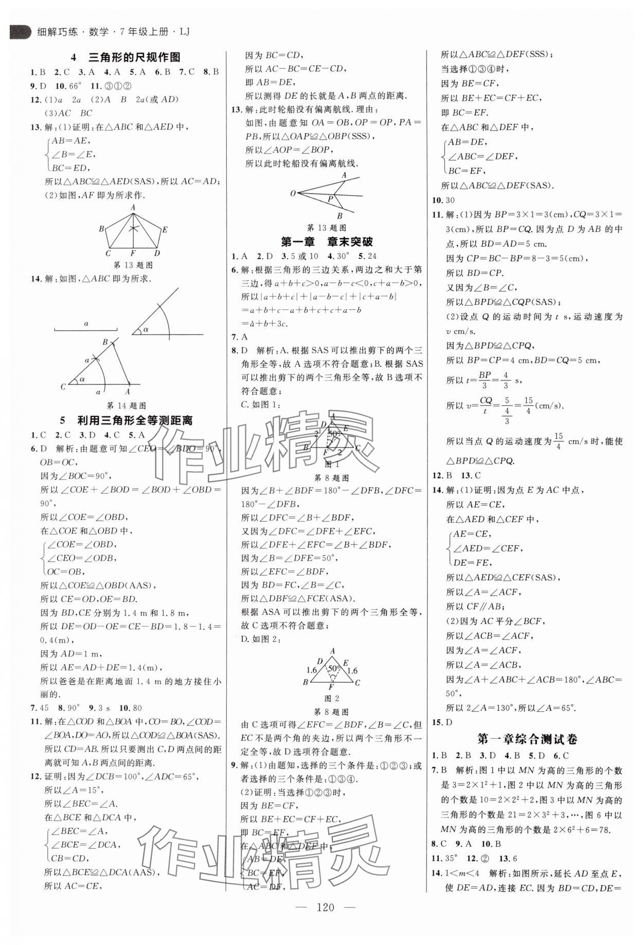 2024年细解巧练七年级数学上册鲁教版54制 第4页