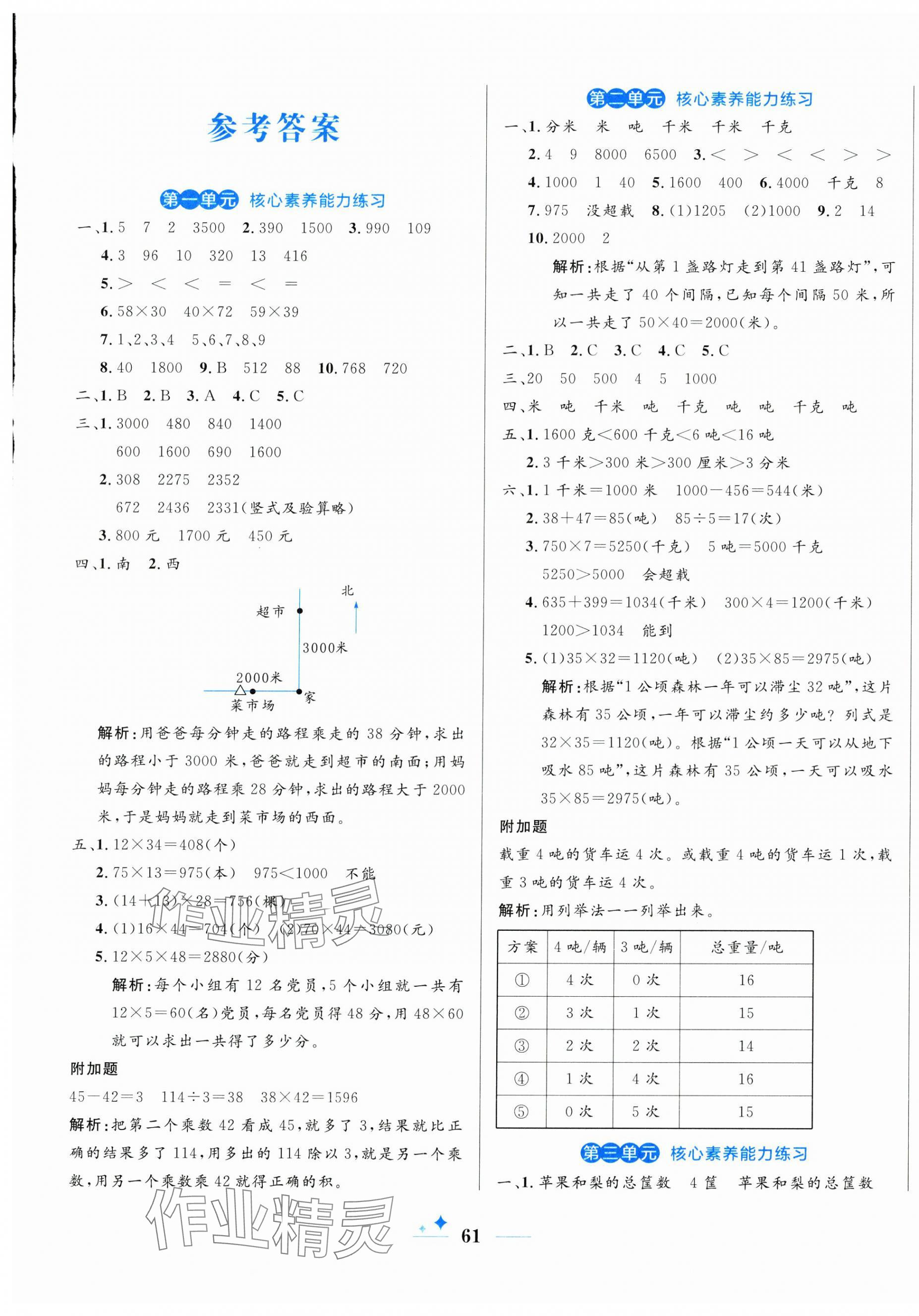 2025年黄冈名卷三年级数学下册苏教版 第1页