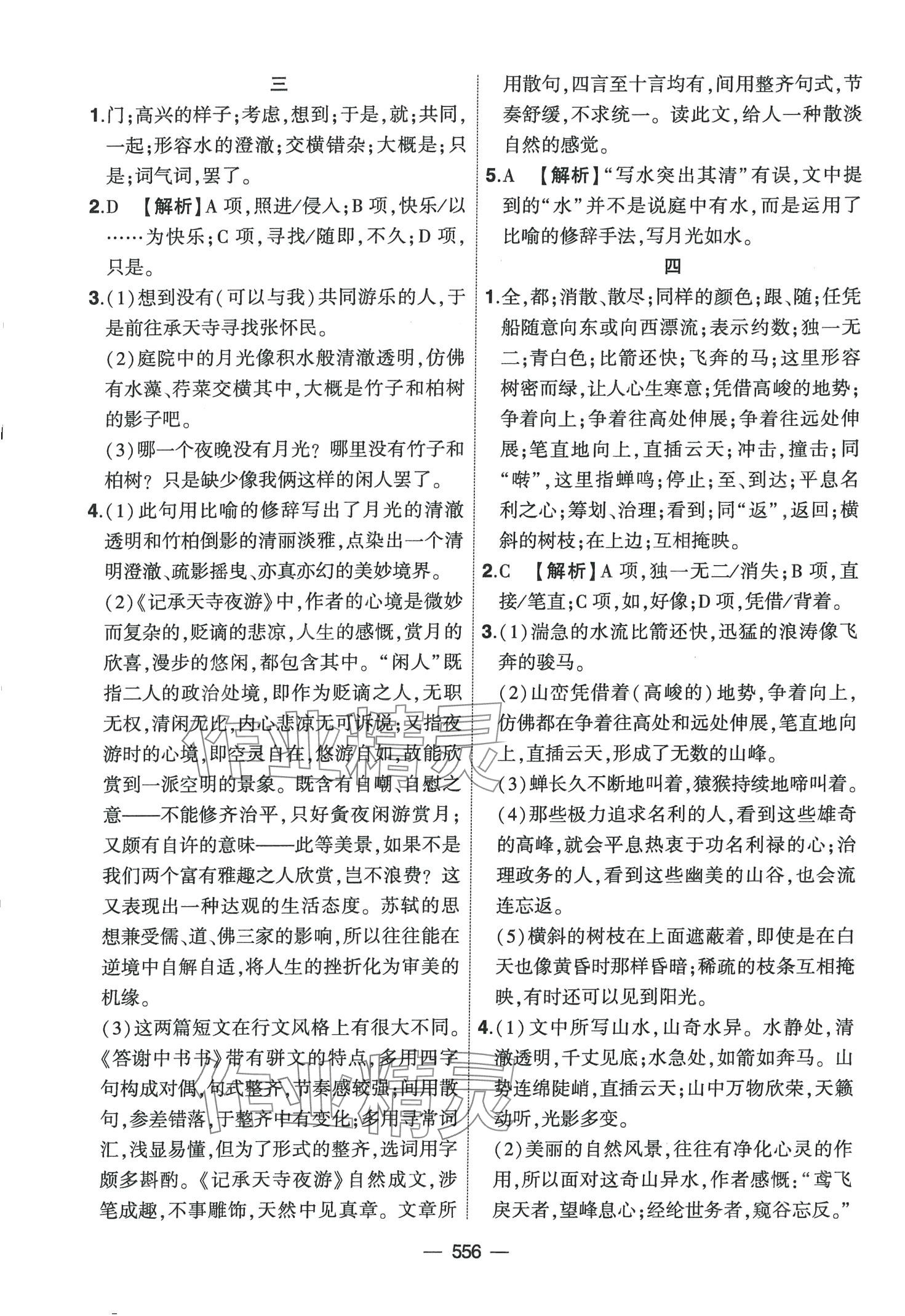 2024年創(chuàng)新A+中考總復習語文廣東專版 第28頁