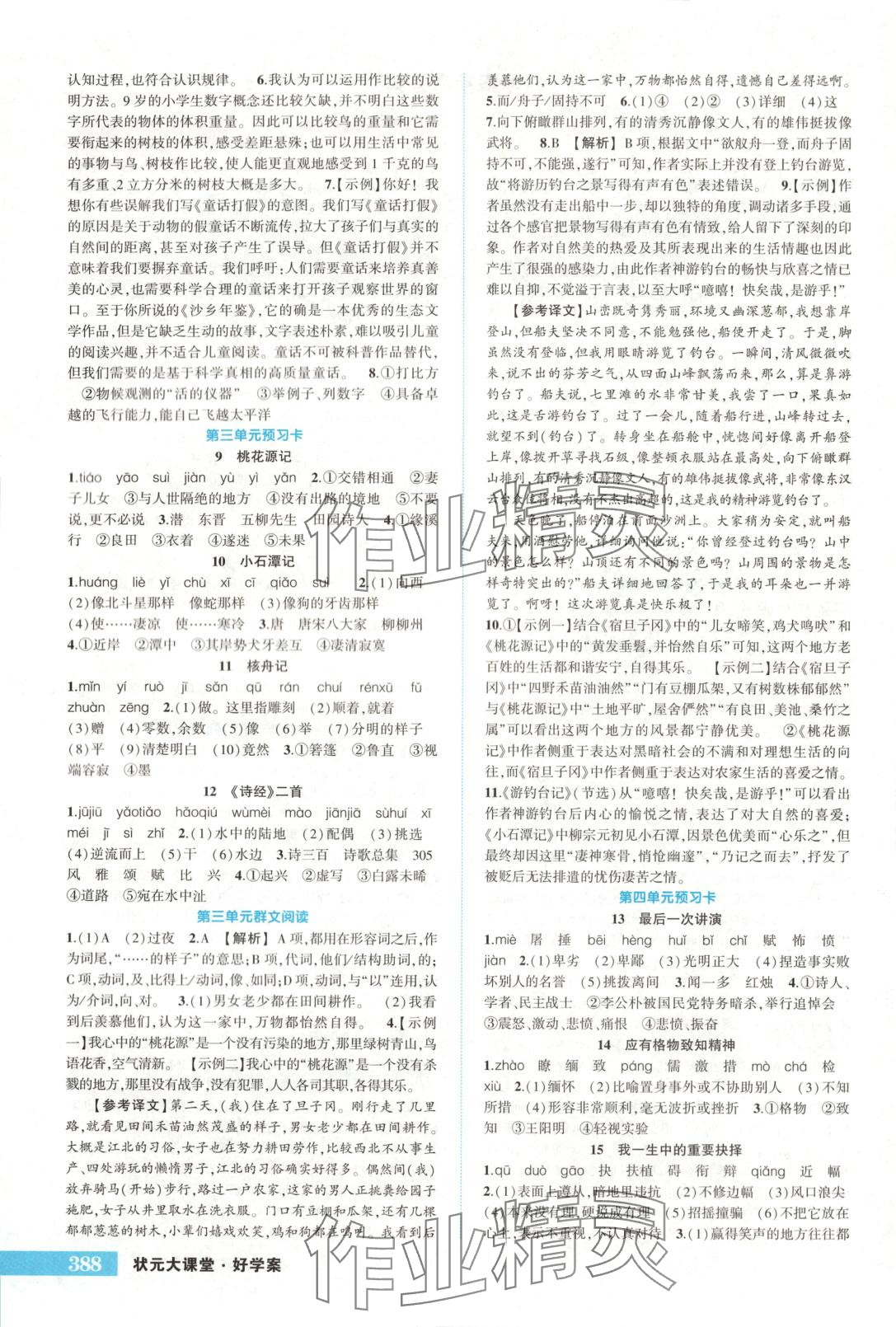 2025年黃岡狀元成才路狀元大課堂八年級(jí)語(yǔ)文下冊(cè)人教版貴州專(zhuān)版 第2頁(yè)