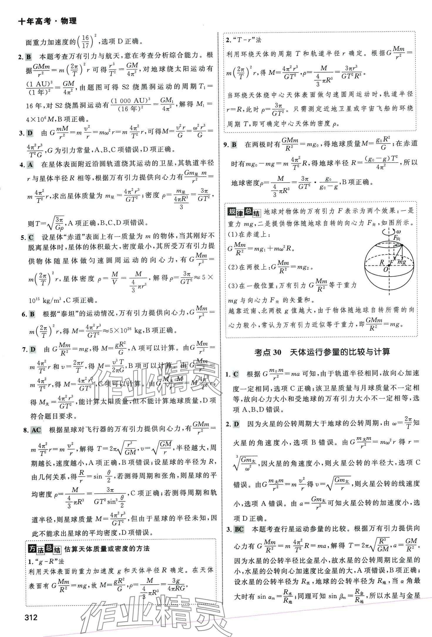 2024年十年高考高中物理通用版 第30頁