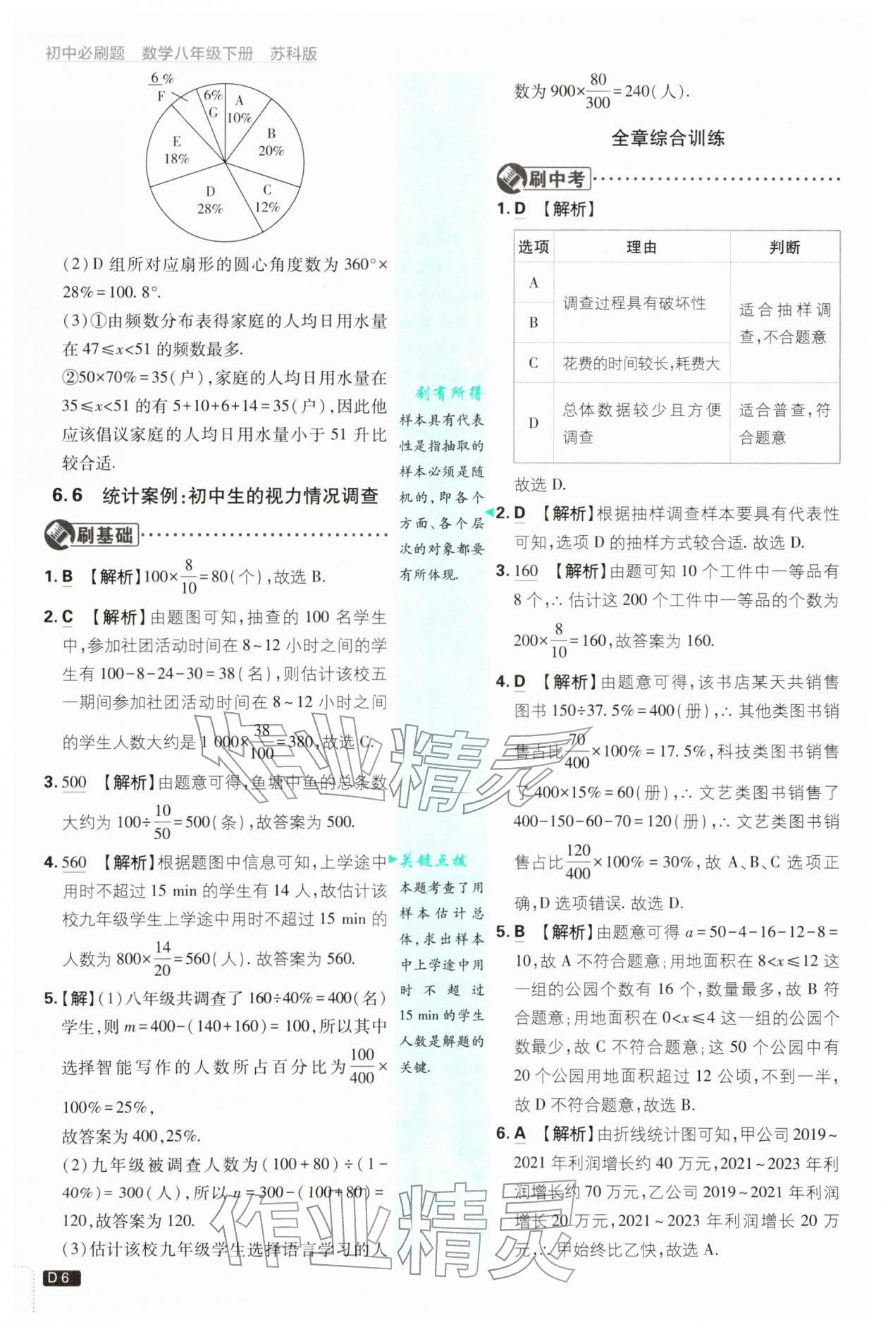 2026年初中必刷题八年级数学下册苏科版&nbsp;第6页