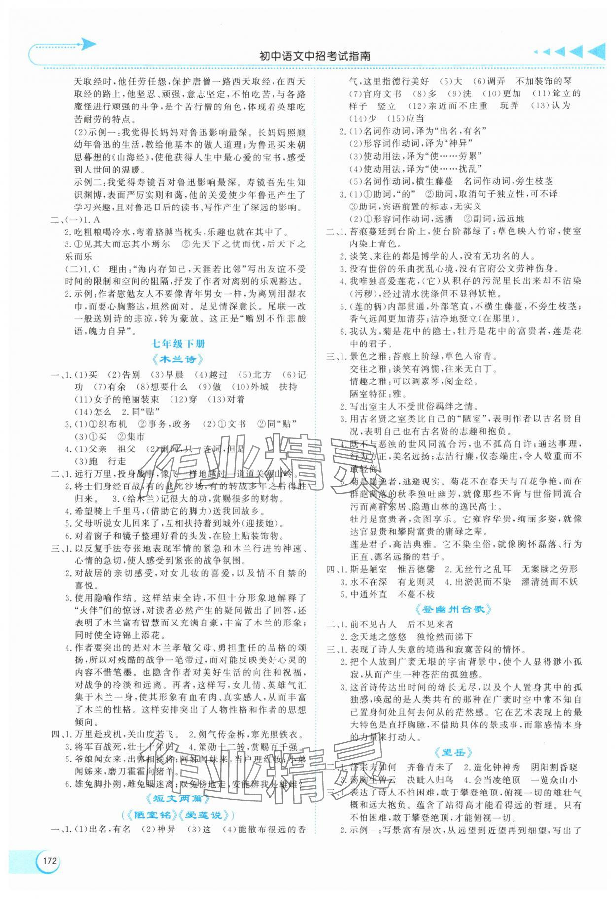 2025年初中中招考试指南语文河南专版 第2页
