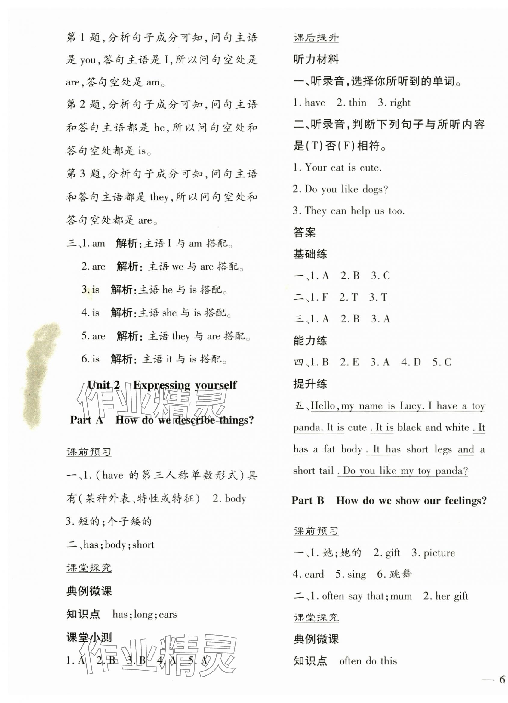 2025年南方新課堂金牌學案三年級英語下冊人教版 第3頁