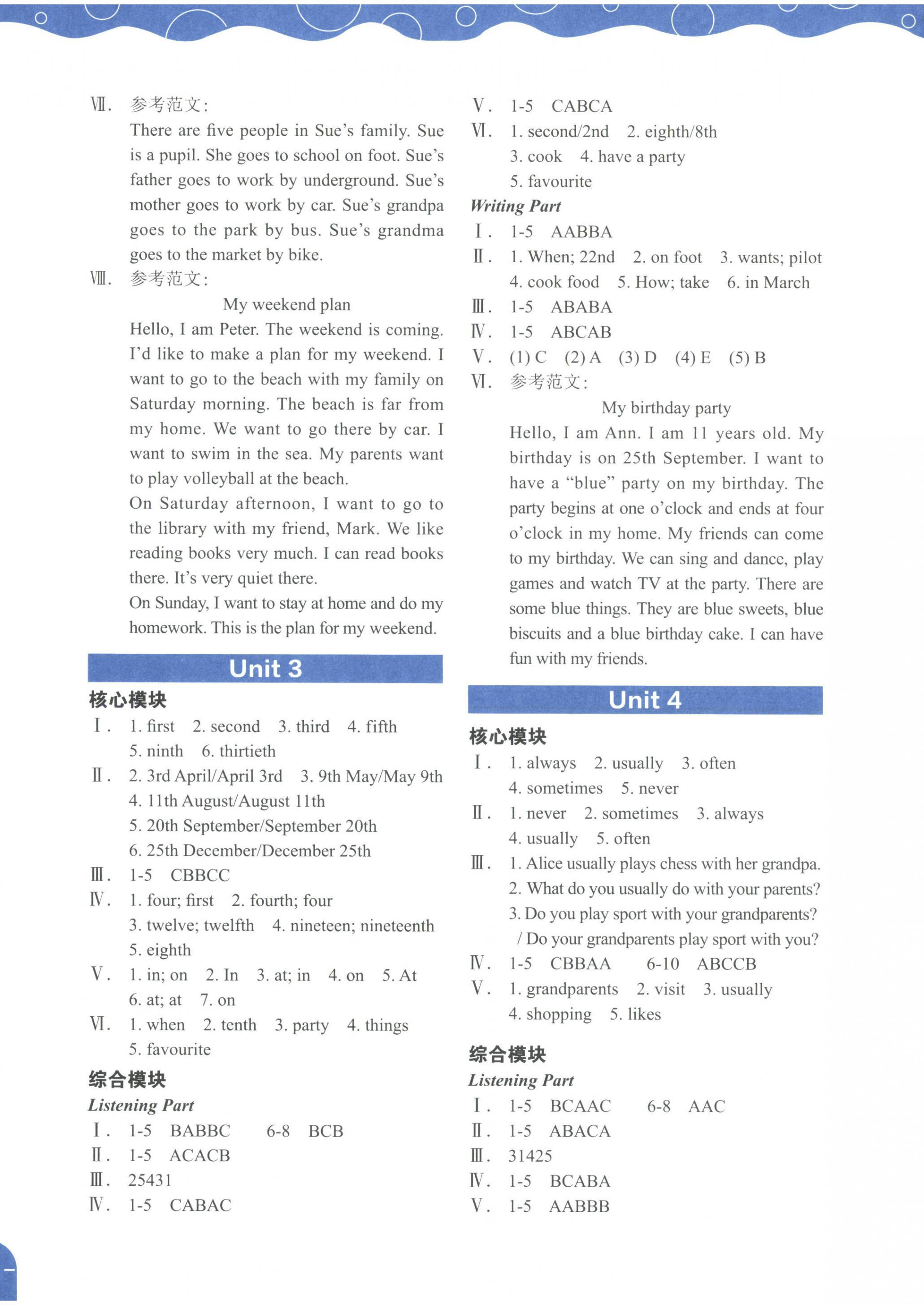 2024年深圳市小學英語課堂跟蹤五年級上冊滬教版 第2頁