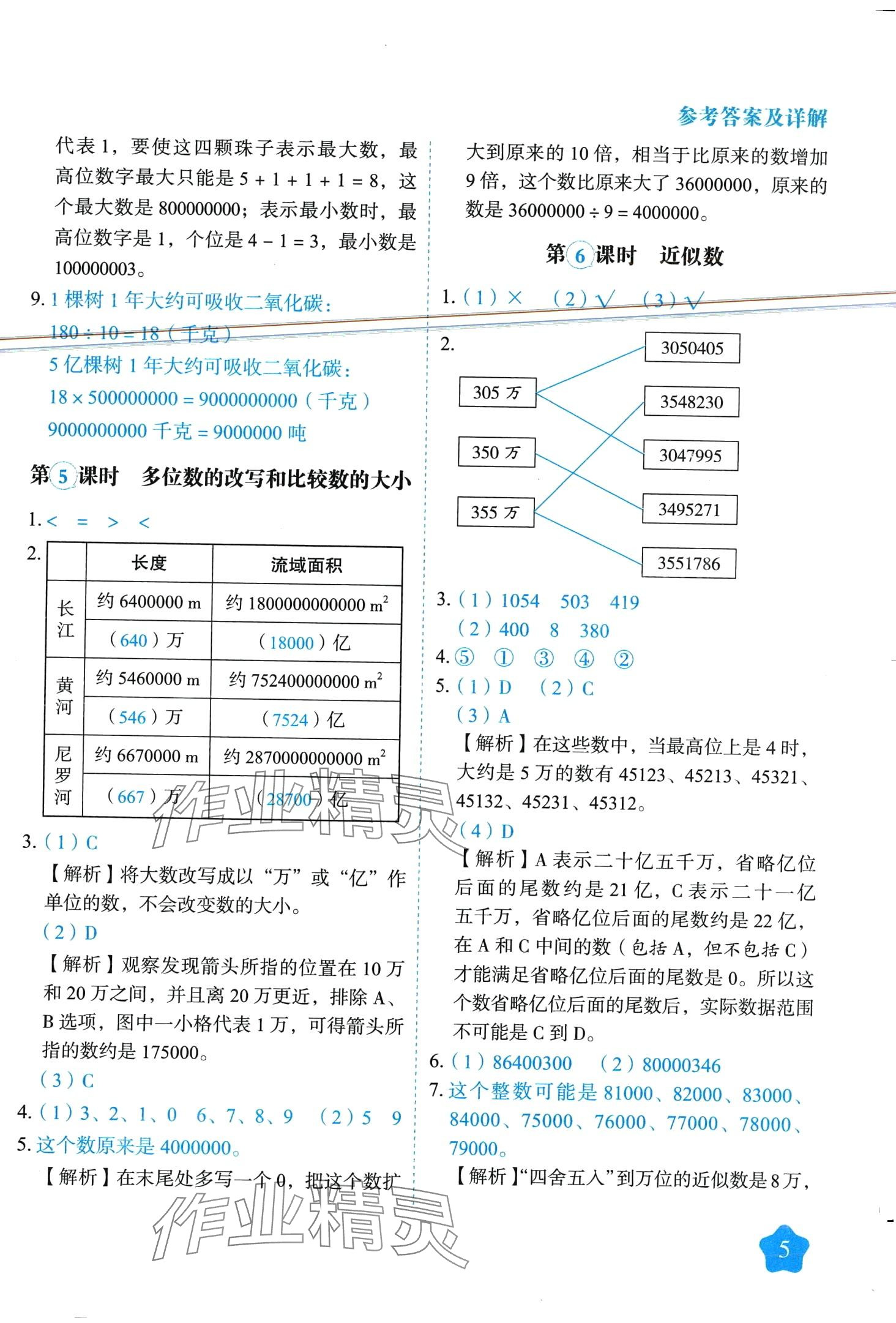 2024年黃岡隨堂練四年級數(shù)學下冊蘇教版 第5頁