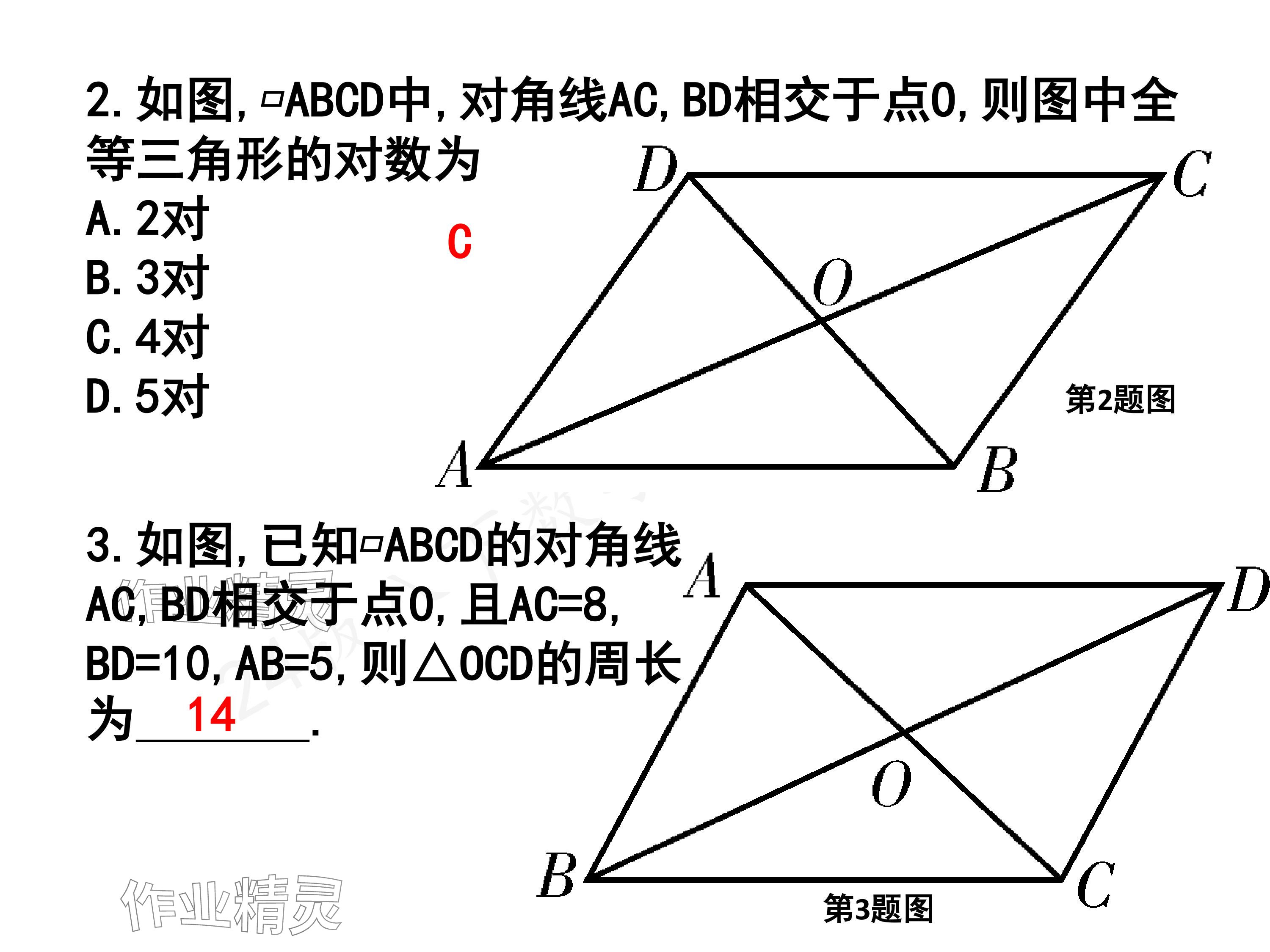 2024年一本通武漢出版社八年級數(shù)學下冊北師大版核心板 參考答案第19頁