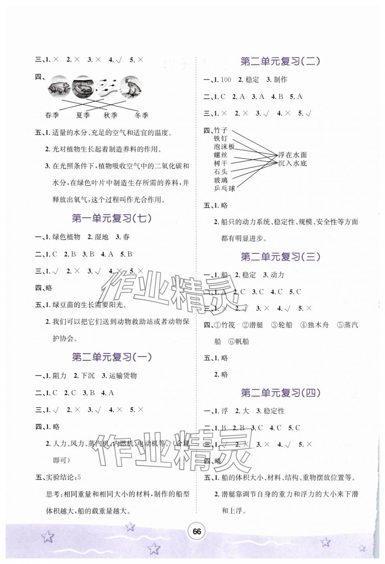 2025年桂壮红皮书暑假天地河北少年儿童出版社五年级科学教科版 第2页
