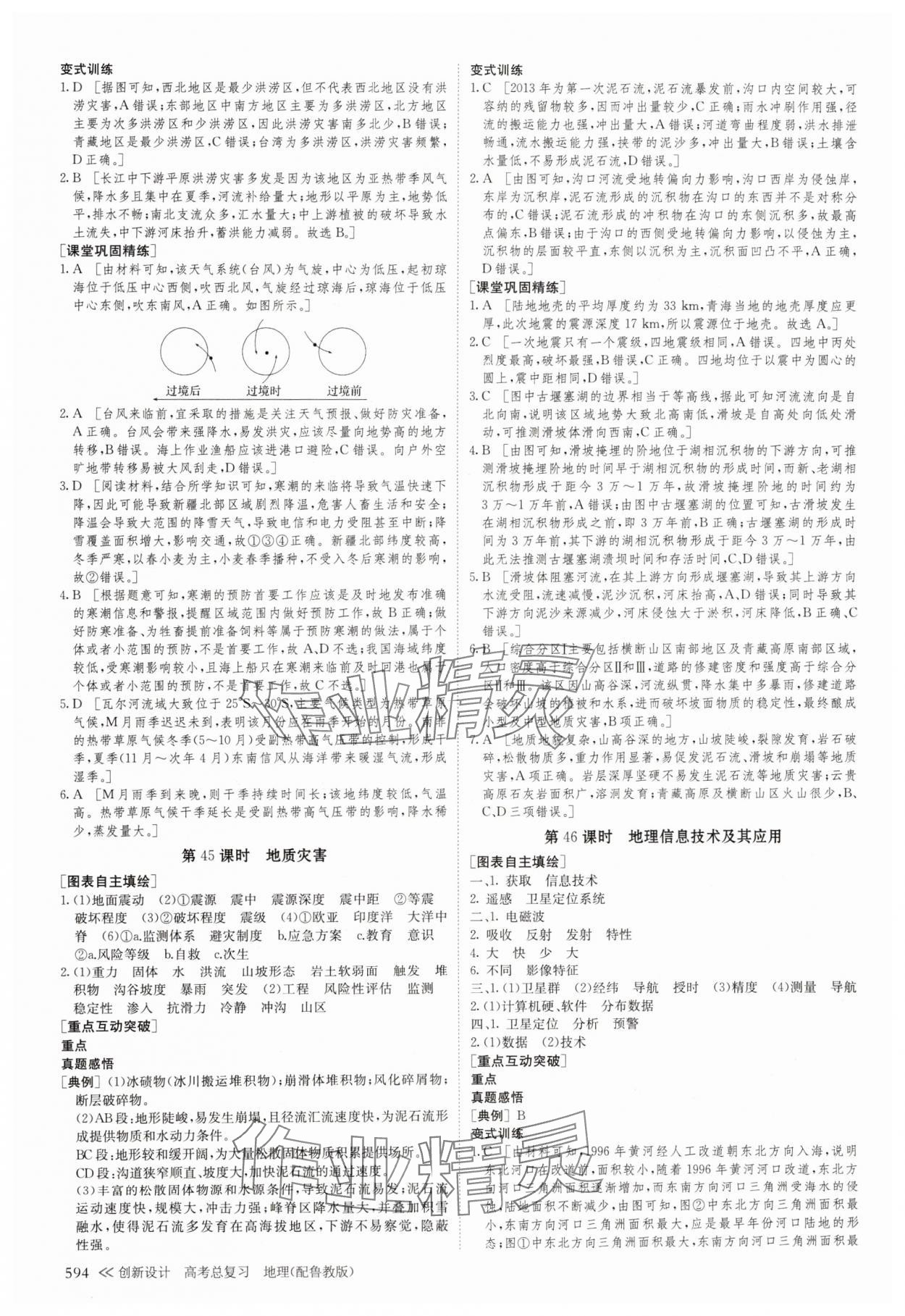 2025年創新設計高考總復習地理魯教版 參考答案第23頁