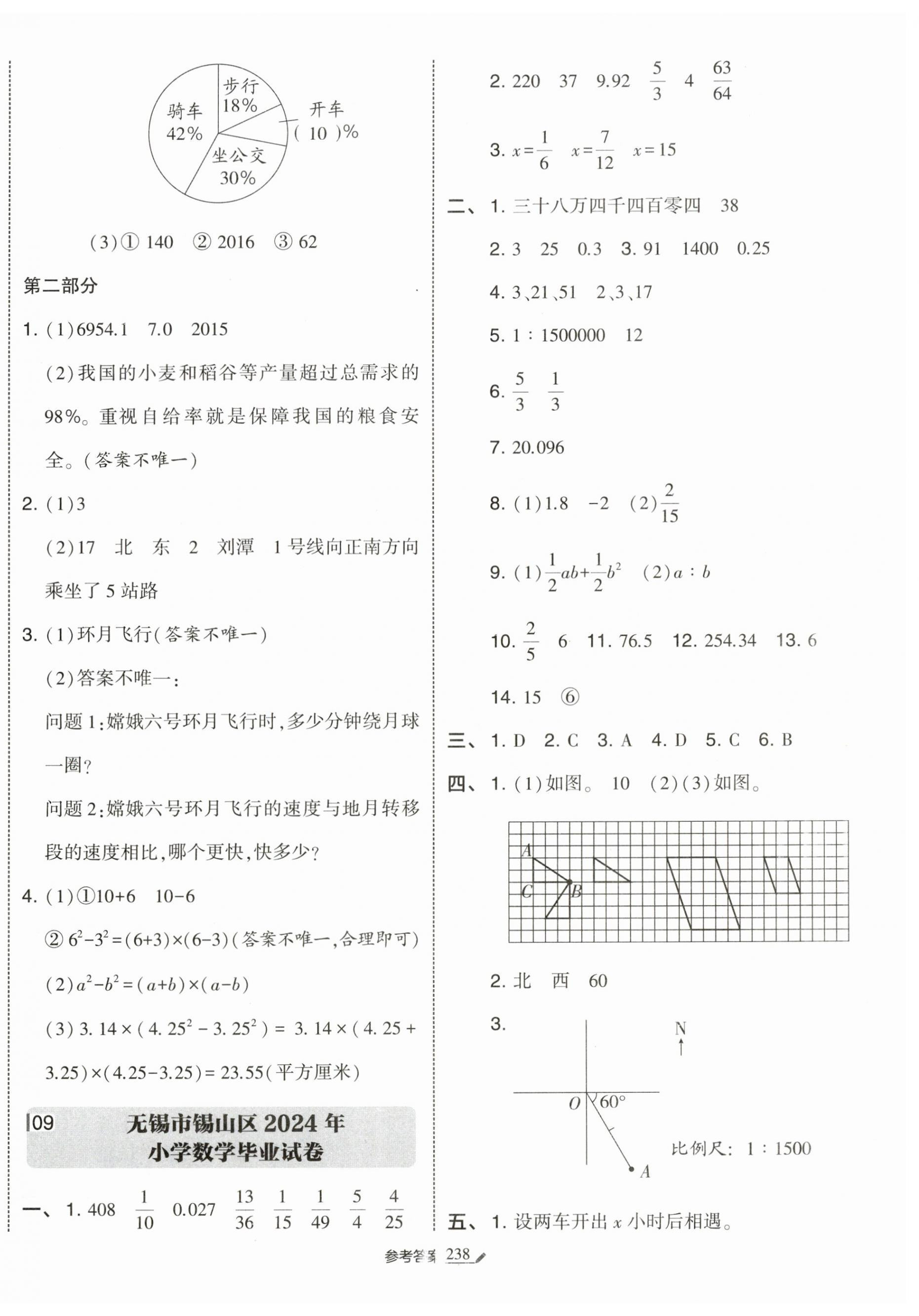 2025年經(jīng)綸學(xué)典小學(xué)畢業(yè)升學(xué)考試真題試卷精選數(shù)學(xué)江蘇專版 第10頁