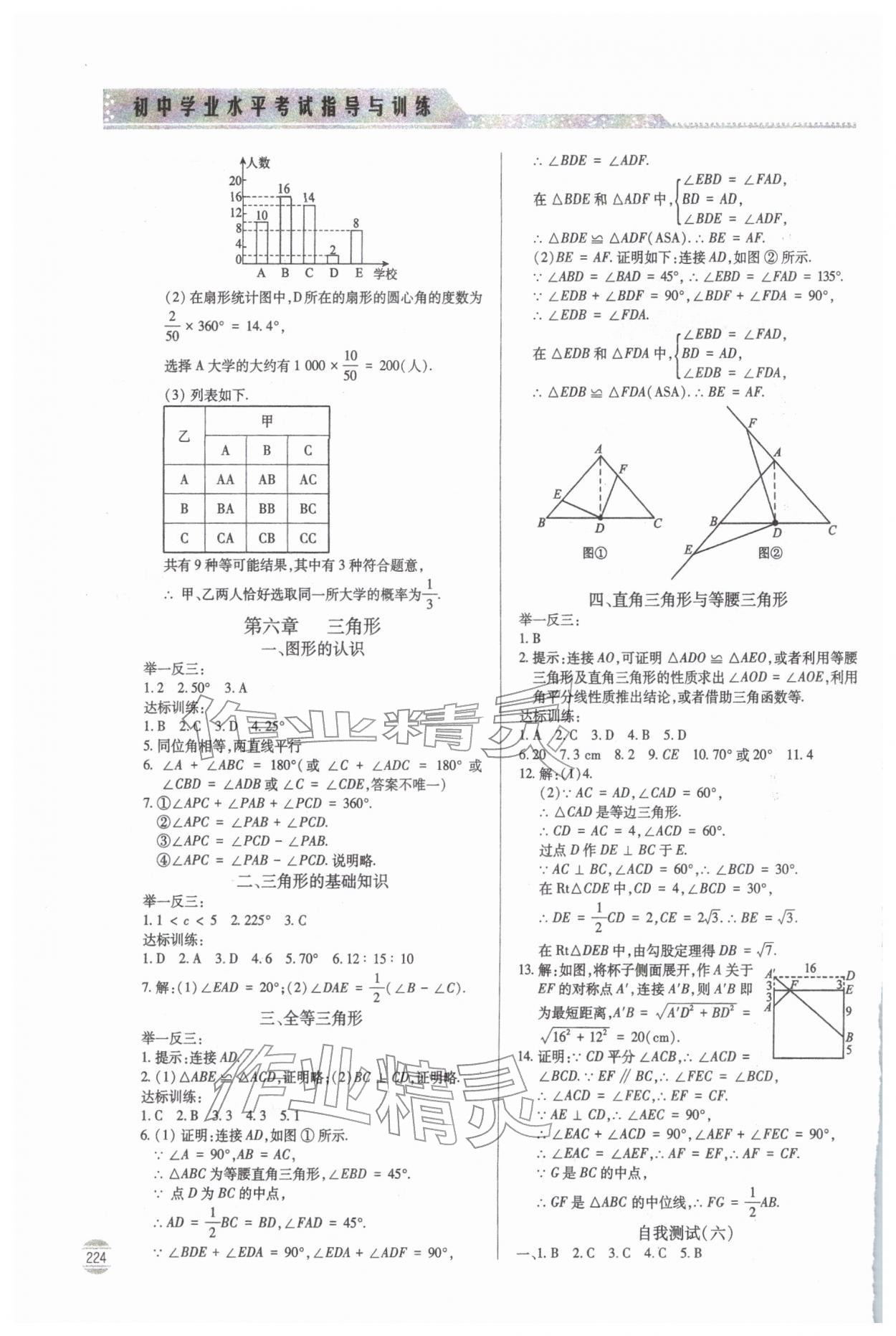 2026年初中学业水平考试指导与训练数学&nbsp;第10页