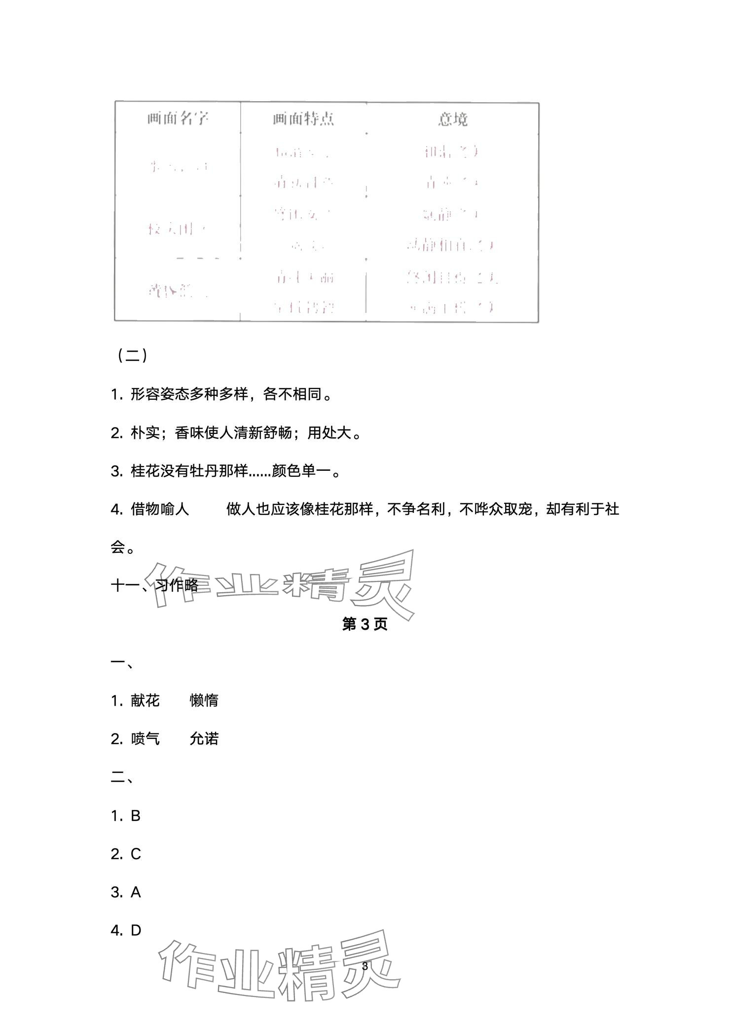 2024年云南省標(biāo)準(zhǔn)教輔同步指導(dǎo)訓(xùn)練與檢測(cè)配套測(cè)試卷五年級(jí)語(yǔ)文上冊(cè)人教版 參考答案第3頁(yè)