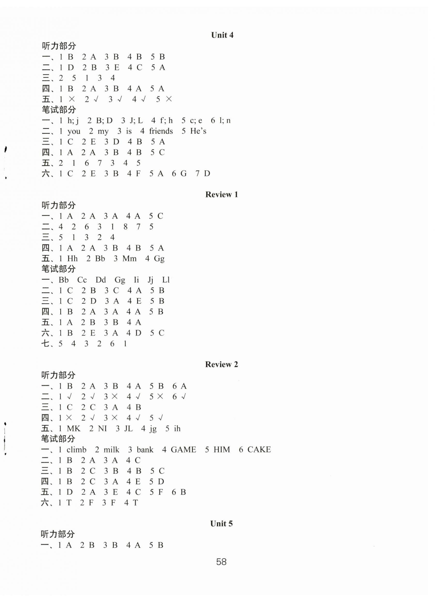 2024年課課練活頁卷三年級(jí)英語上冊(cè)譯林版 第2頁