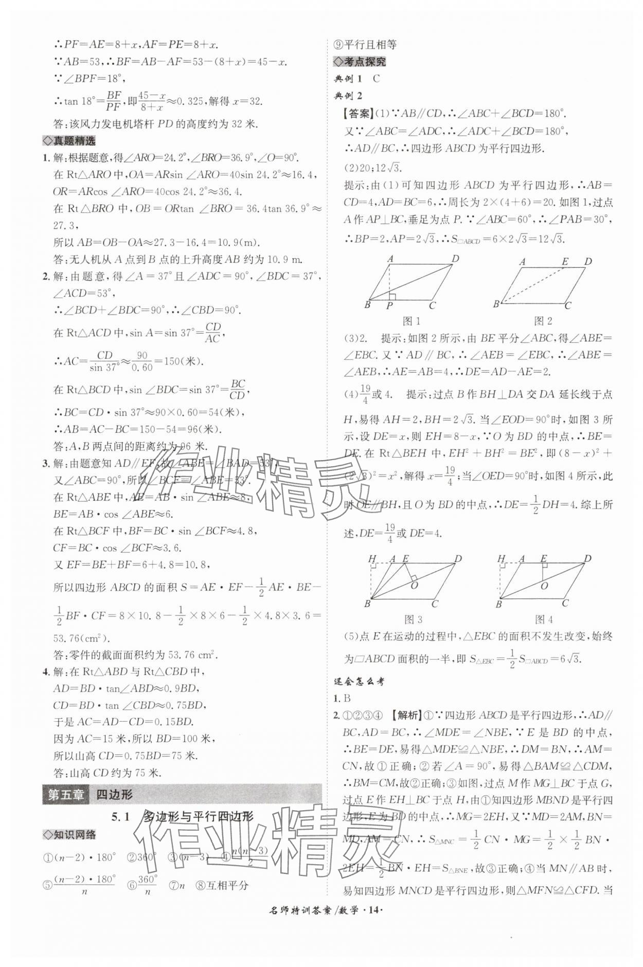 2024年名師特訓(xùn)數(shù)學(xué)安徽專版 第14頁