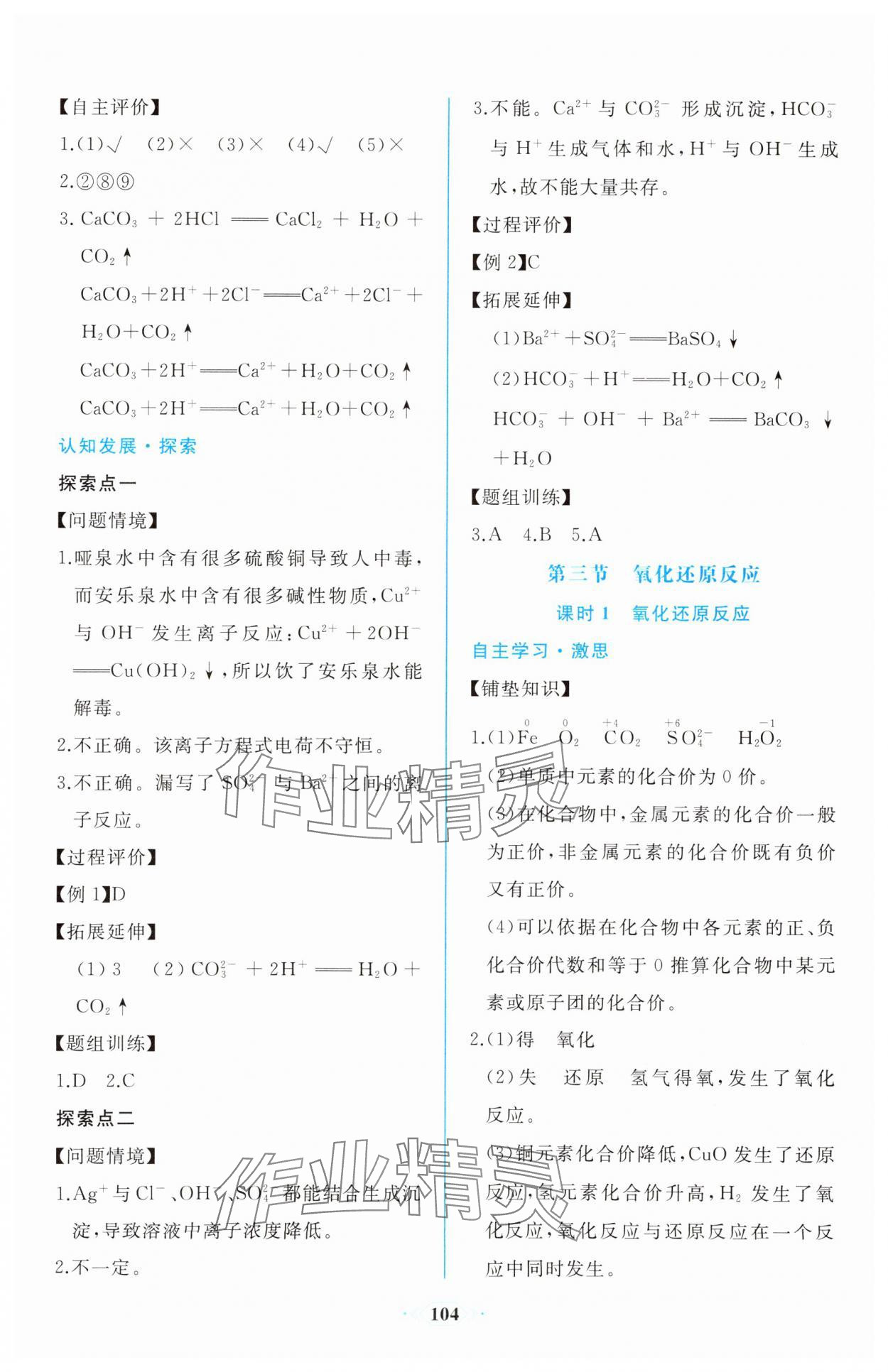 2023年新課程學(xué)習(xí)評價方案課時練高中化學(xué)必修第一冊人教版 第6頁