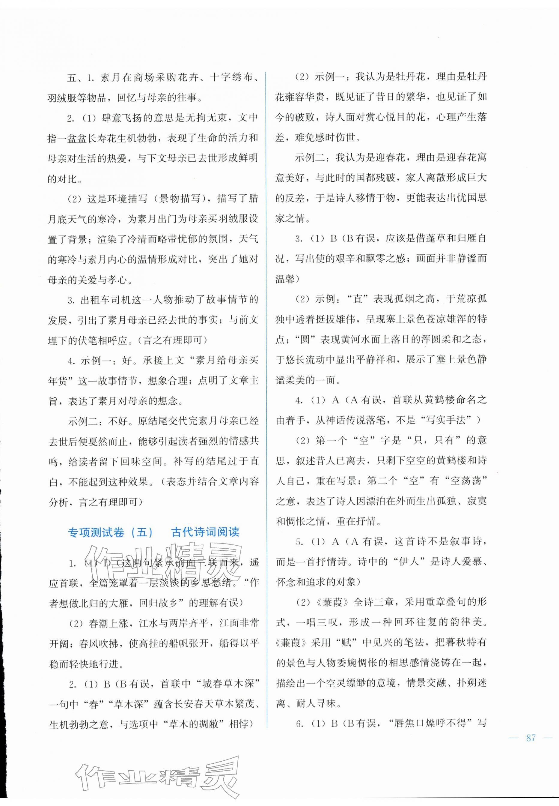 2026年中考宝典综合模拟冲刺语文广西专版&nbsp;第5页