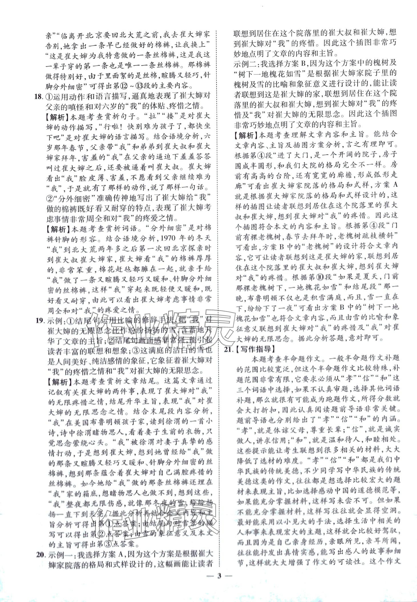 2024年3年真题2年模拟1年预测语文菏泽专版&nbsp;第3页