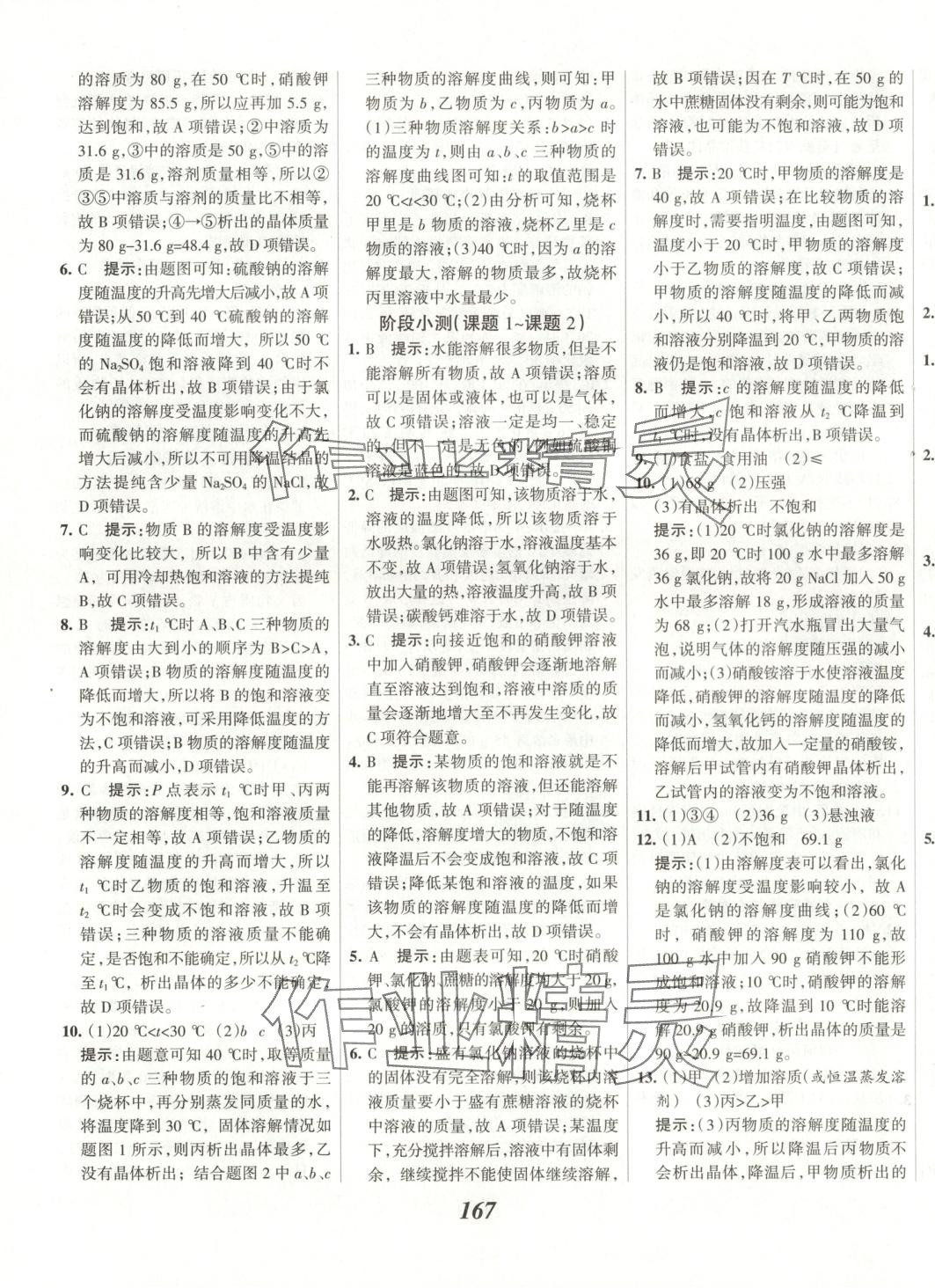 2025年全優課堂九年級化學下冊 第11頁
