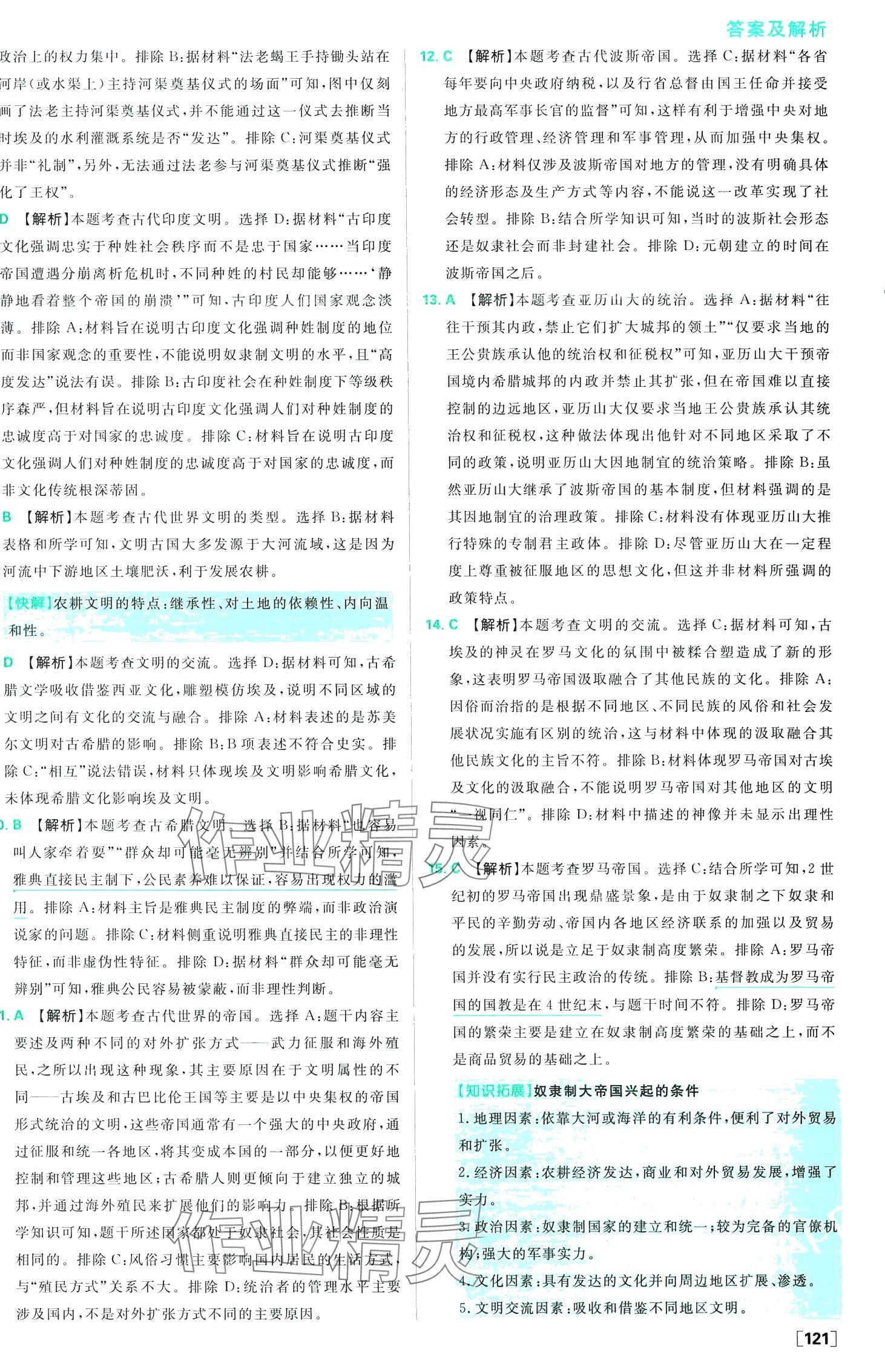 2024年高中必刷題高中歷史必修下冊(cè)人教版 第6頁(yè)