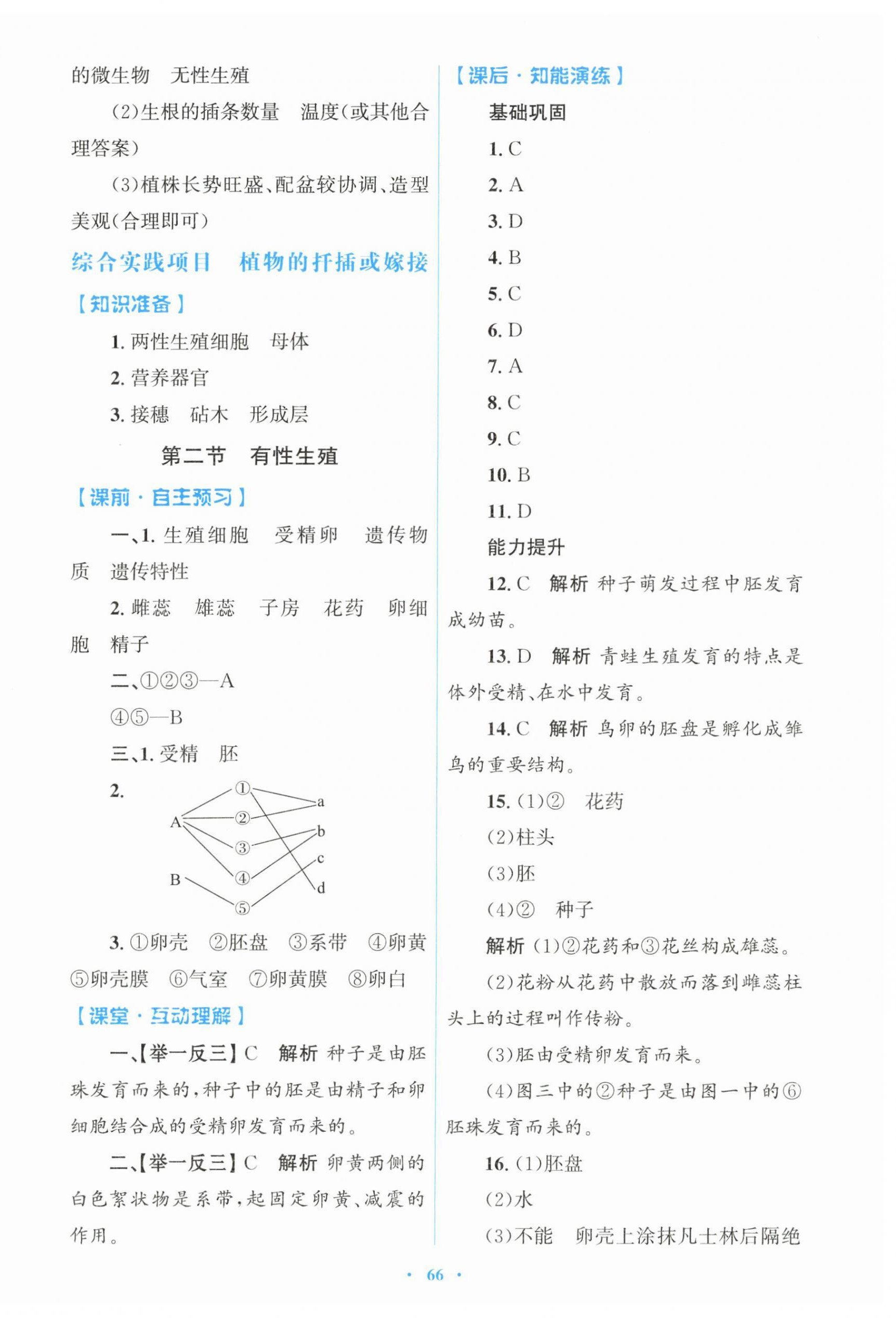 2026年同步测控优化设计八年级生物下册人教版&nbsp;第2页