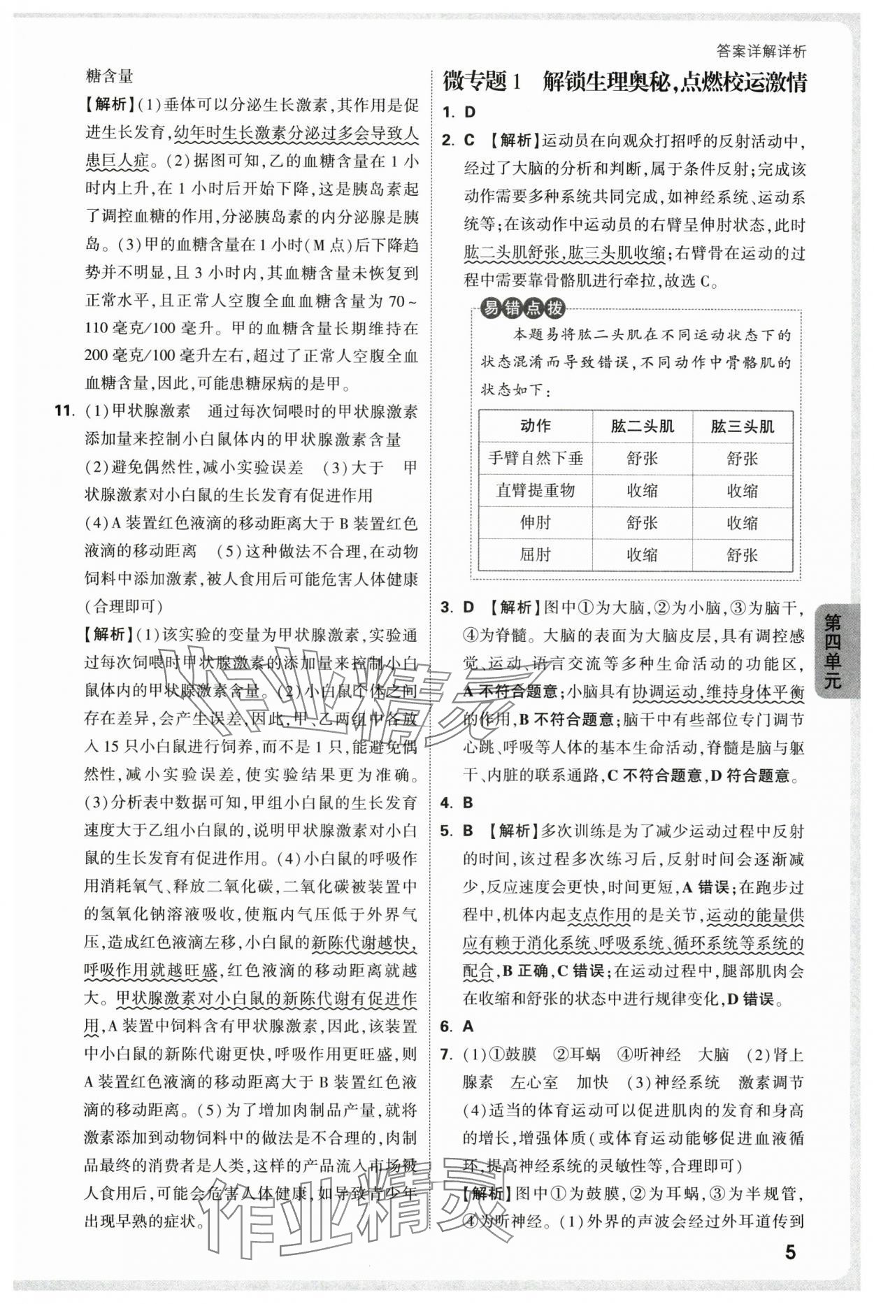 2025年万唯中考情境题八年级生物全一册人教版&nbsp;第5页