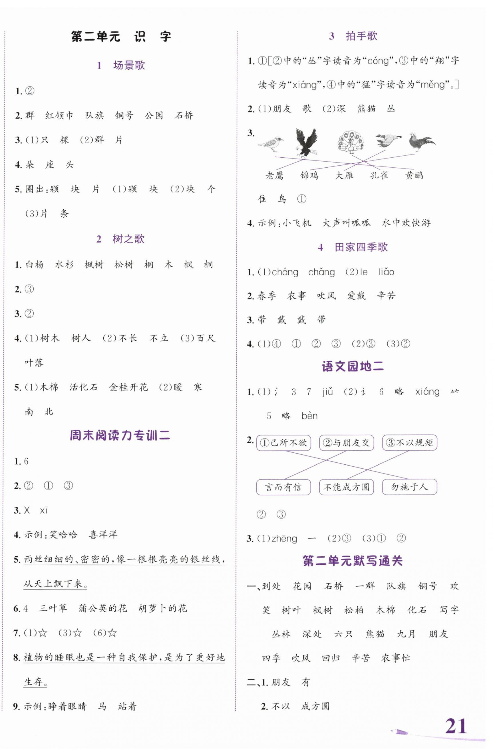 2024年奔跑吧少年二年級(jí)語(yǔ)文上冊(cè)人教版 第2頁(yè)