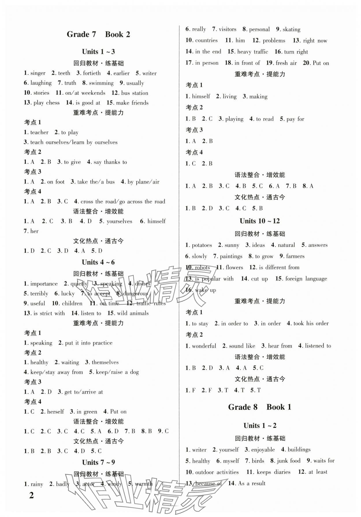 2025年中考新突破英語(yǔ)云南專(zhuān)版 第2頁(yè)