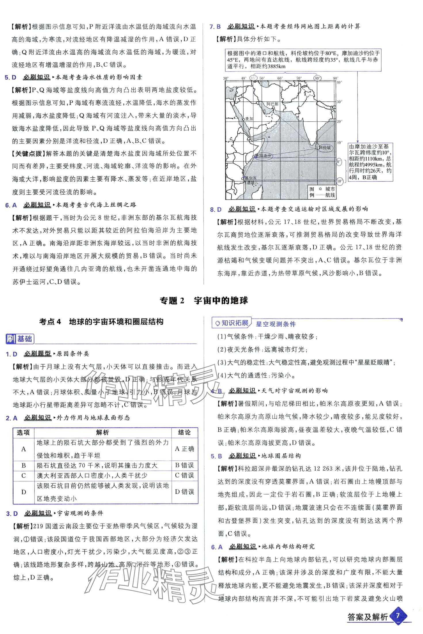 2024年高考必刷題高中地理通用版 第9頁(yè)