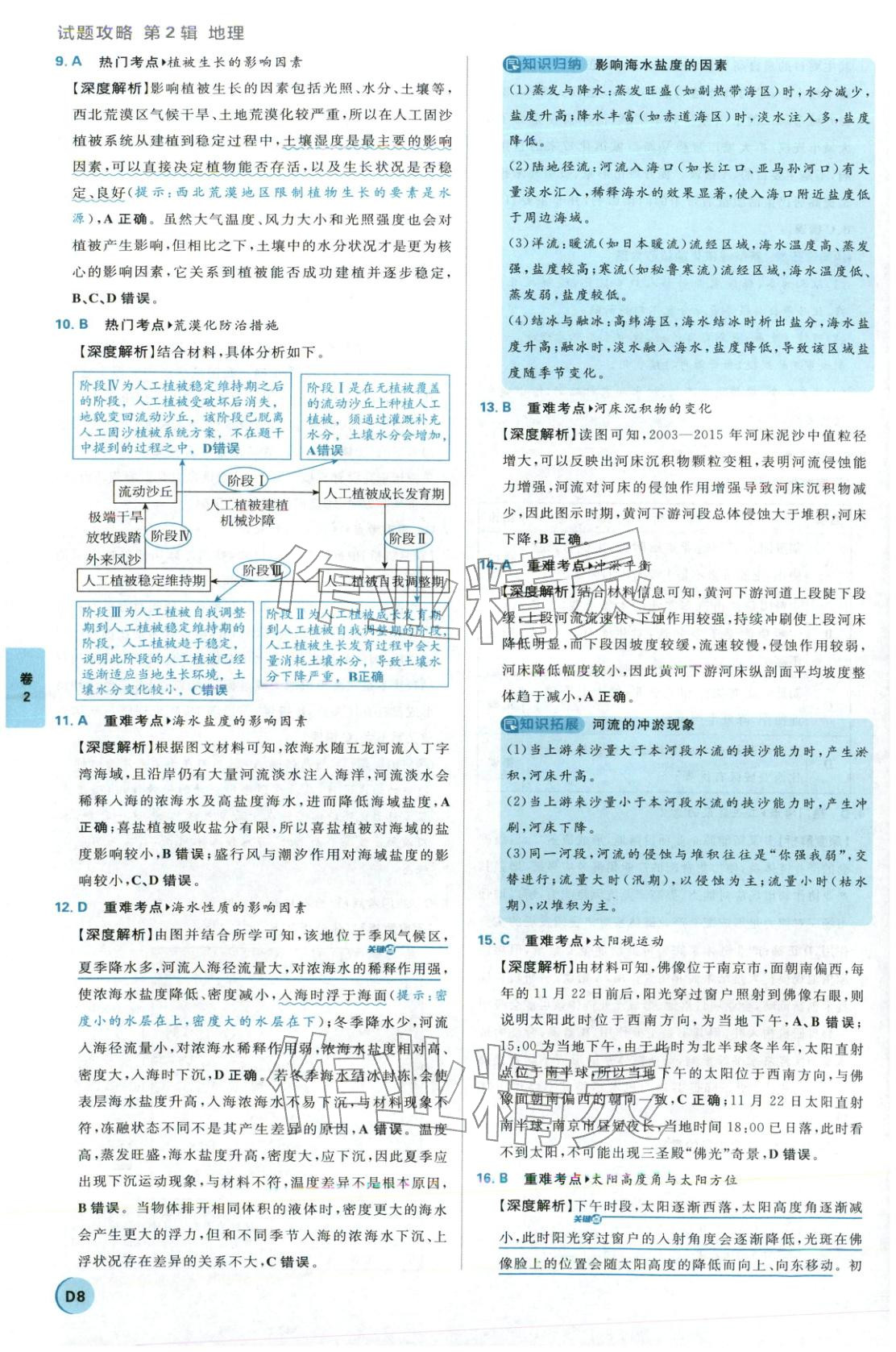 2026年理想树试题攻略高中地理 第7页