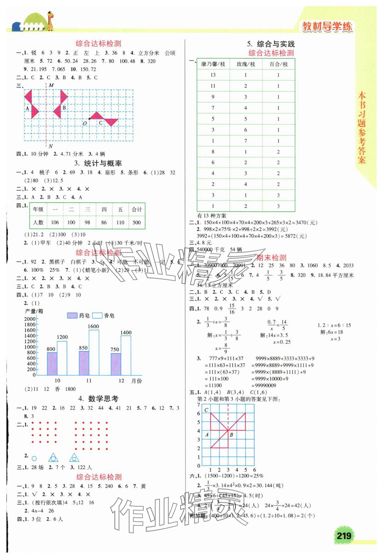 2025年倍速学习法六年级数学下册人教版&nbsp;第5页